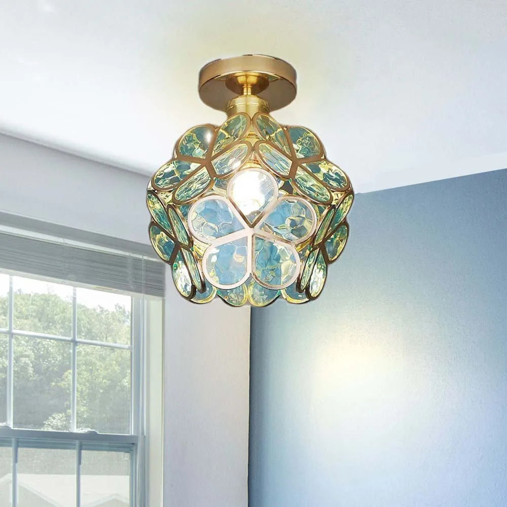 Aurivelle | Plafonnier en Verre – Élégance Unique et Lumière Douce