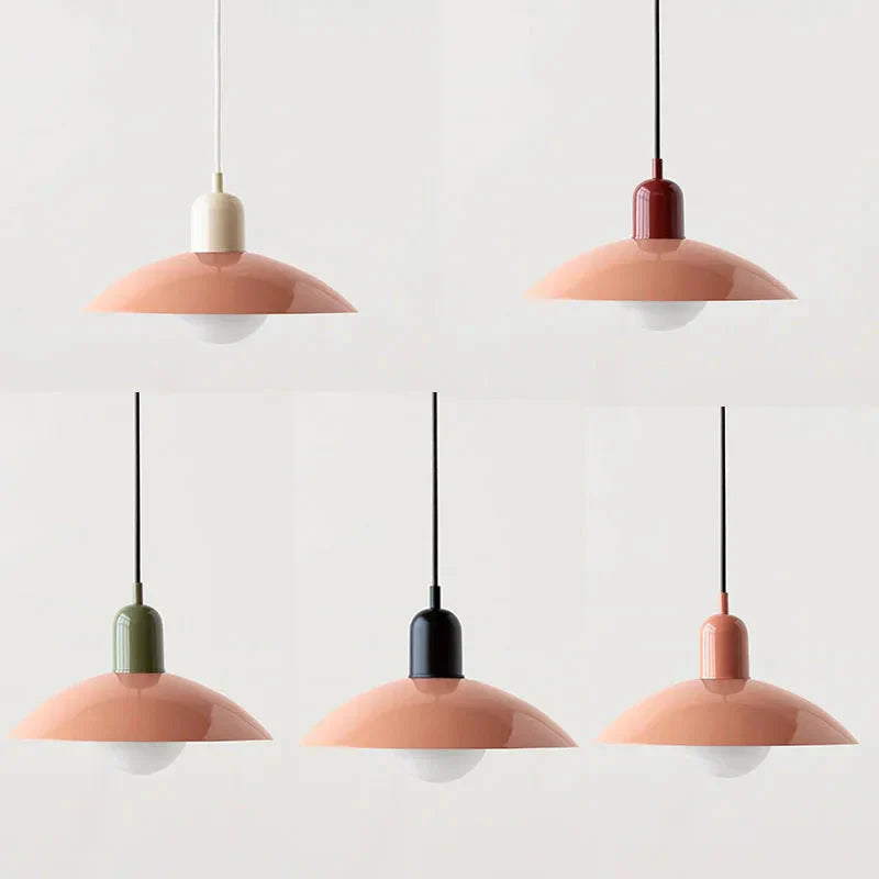 Macarisse | Suspension Macaron – Couleurs pastel, câble réglable