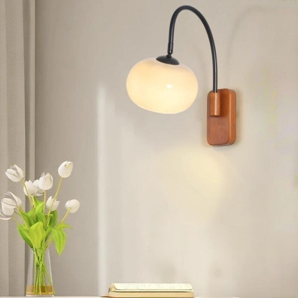 Cléora | Applique Murale – Style Contemporain et Verre Suspendu
