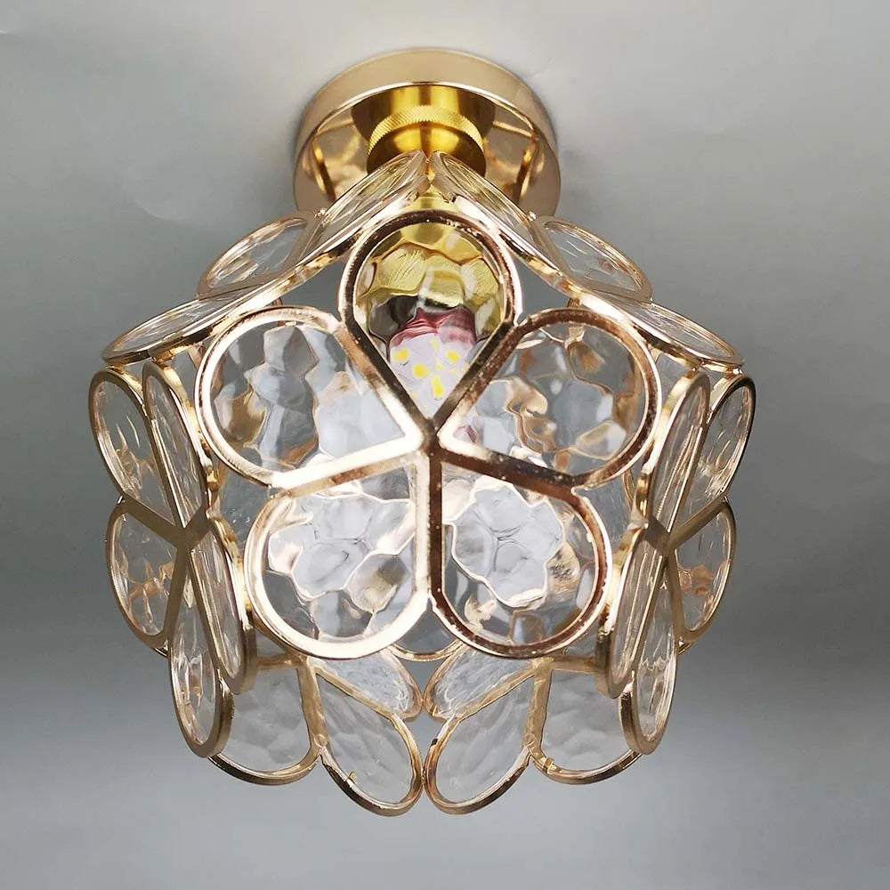 Aurivelle | Plafonnier en Verre – Élégance Unique et Lumière Douce
