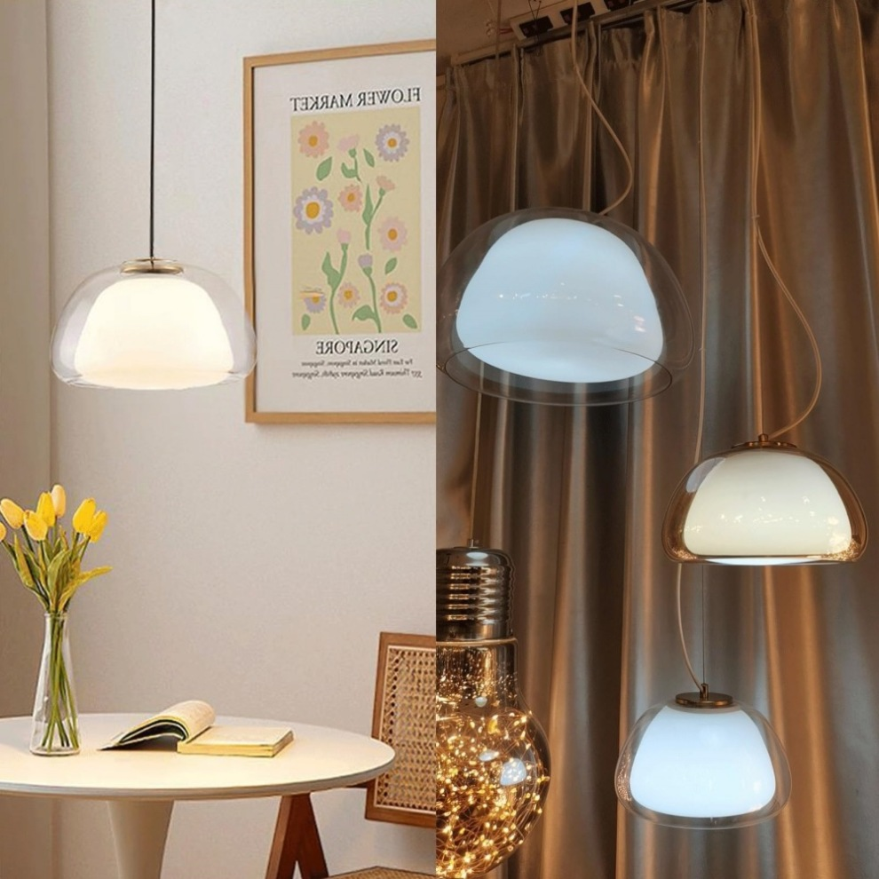Opalys | Suspension Moderne – Éclairage Doux au Style Raffiné