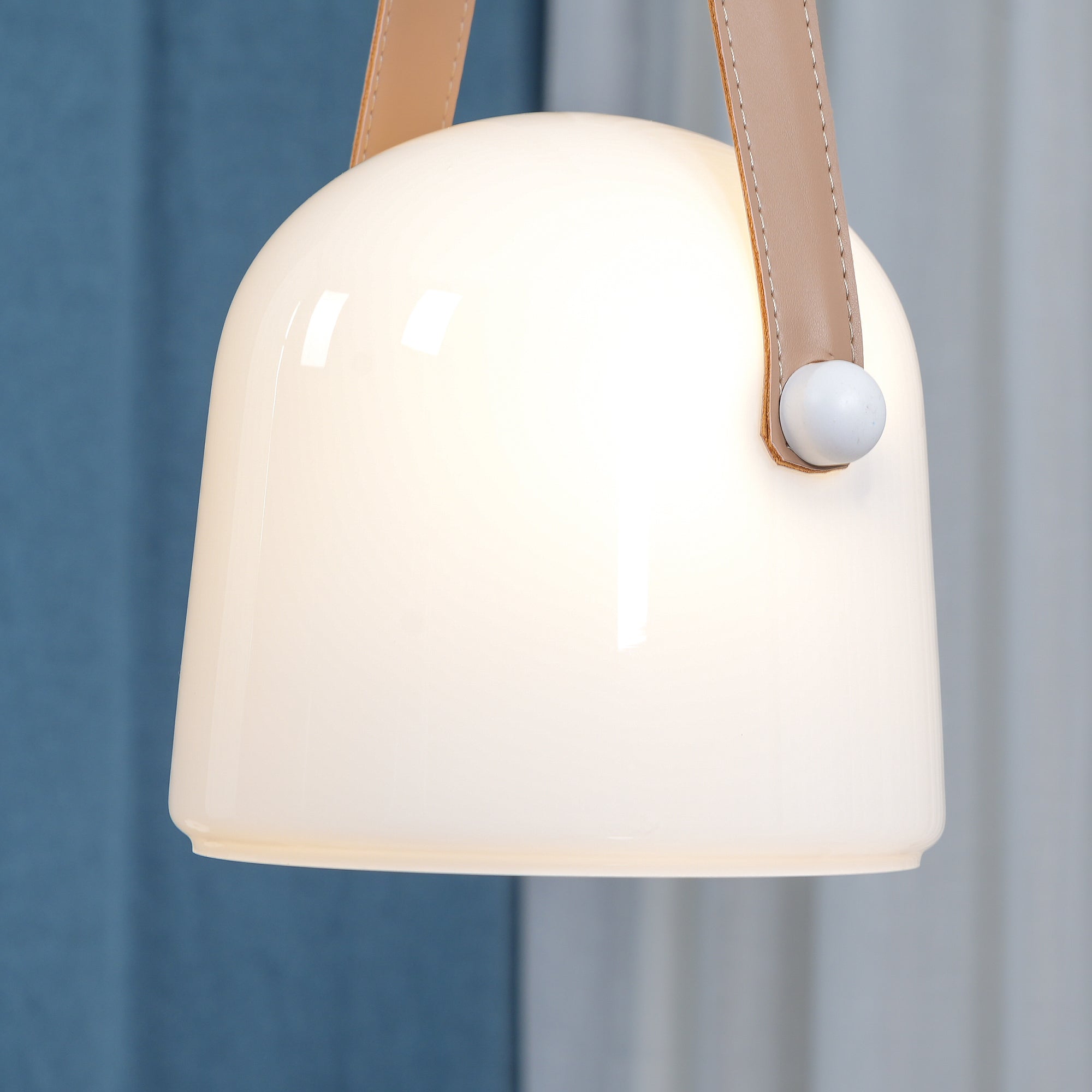 Noctéa | Lampe Suspendue – Verre soufflé LED design contemporain