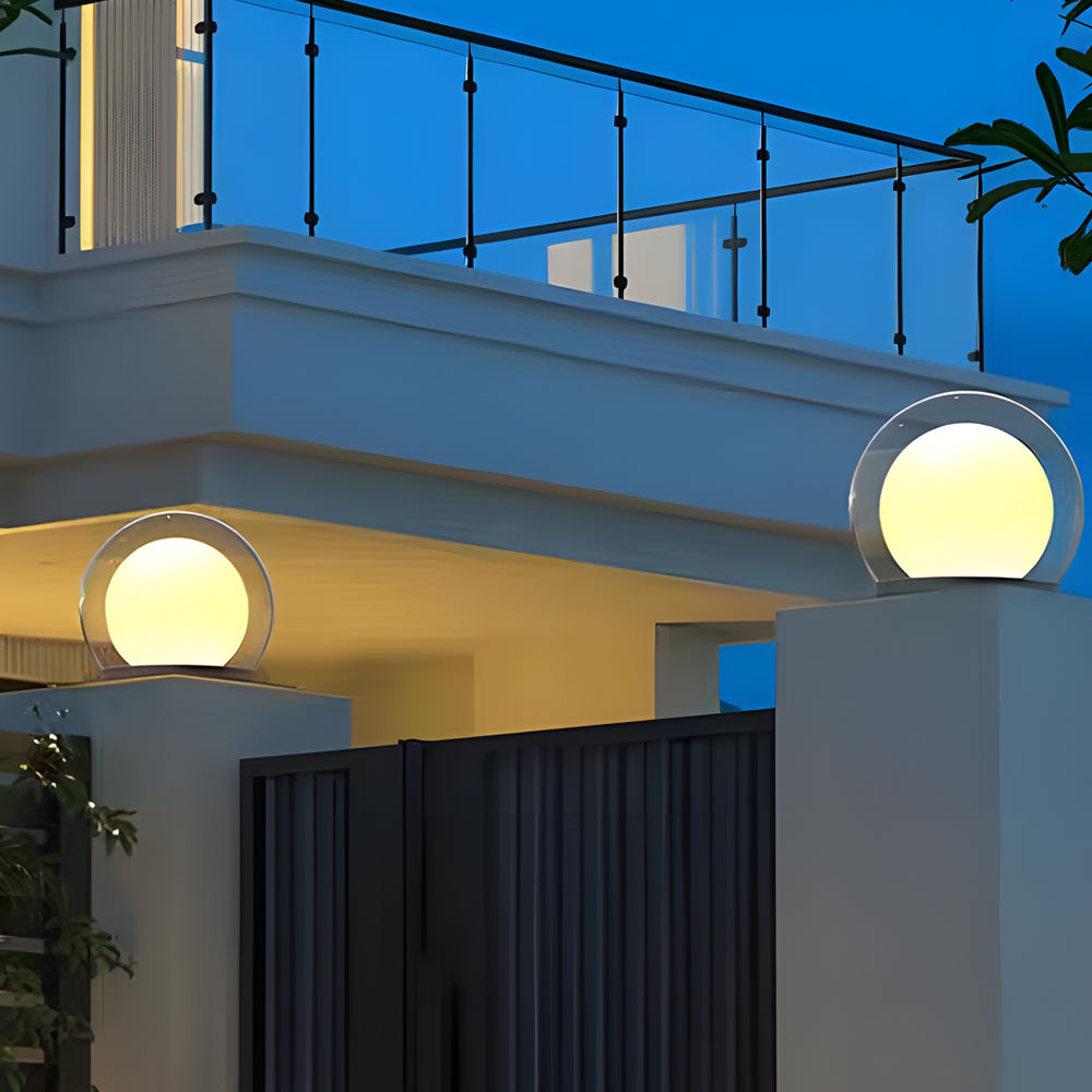 LunaDome | Lampe Pilier Extérieure – Élégance Nocturne et IP65
