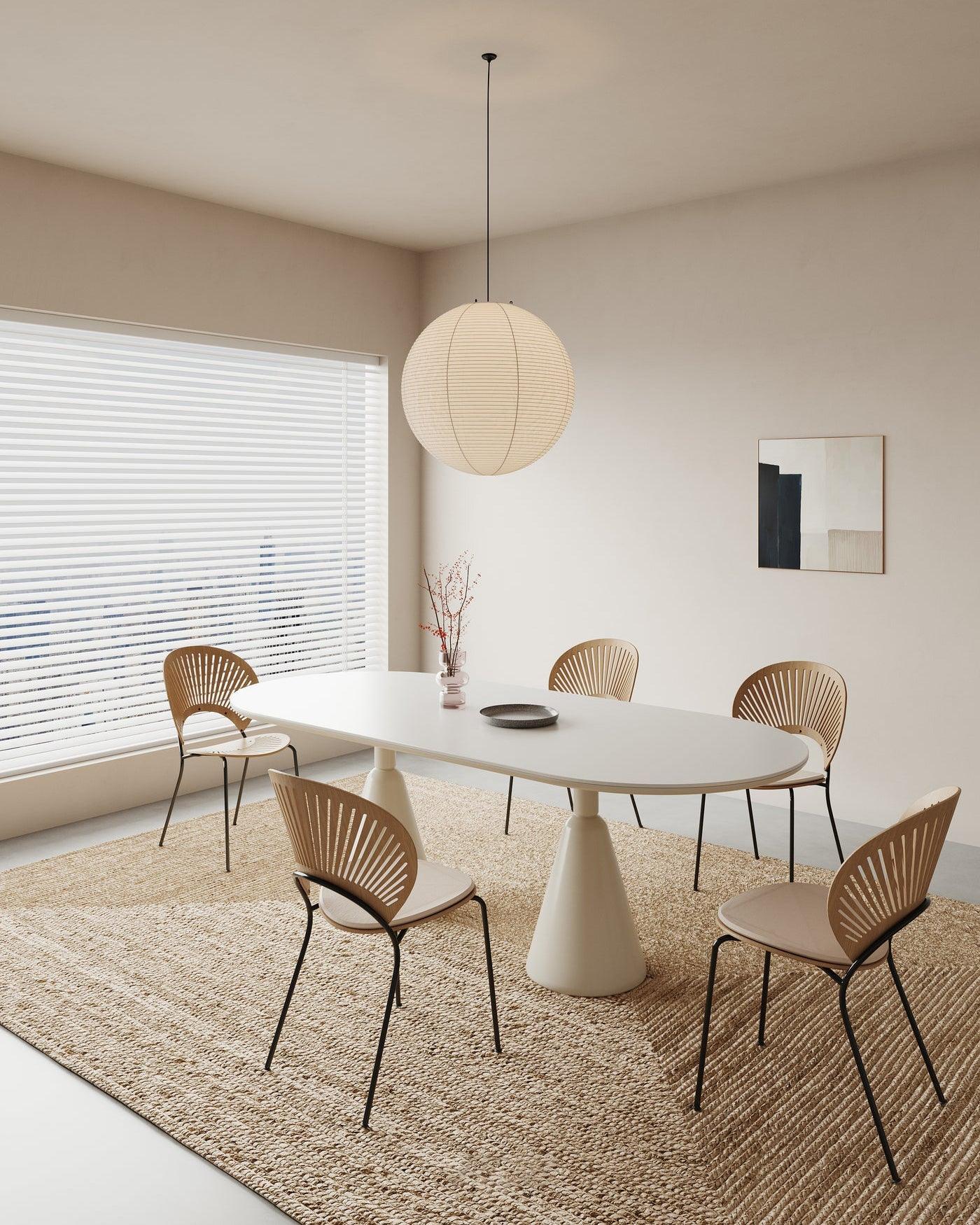 Akiréa | Suspension Ronde – Inspiration Japonaise et Lumière Apaisante
