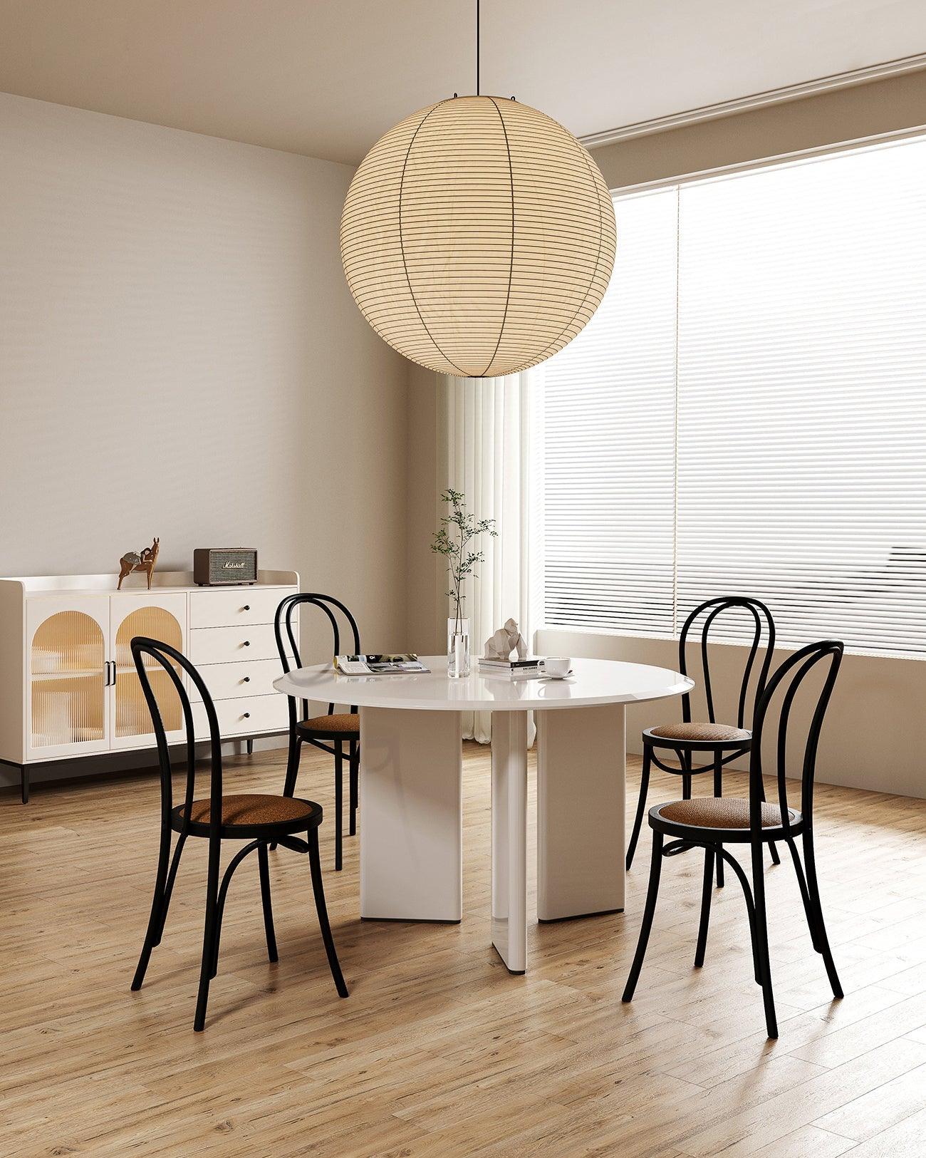 Akiréa | Suspension Ronde – Inspiration Japonaise et Lumière Apaisante