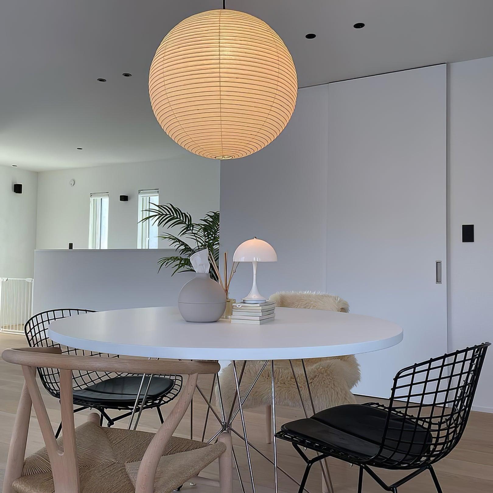 Akiréa | Suspension Ronde – Inspiration Japonaise et Lumière Apaisante