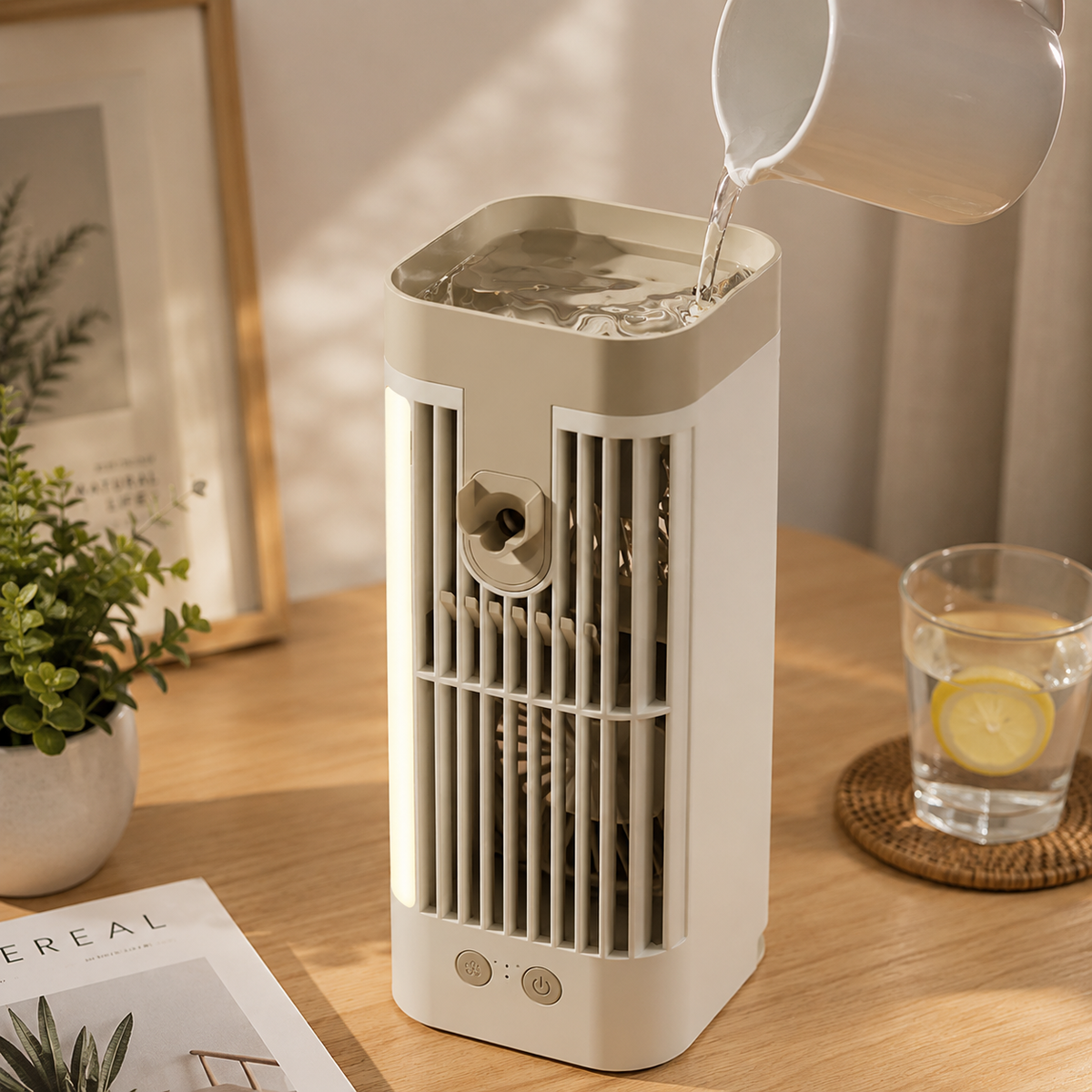 Brizia - Ventilateur De Bureau Compact