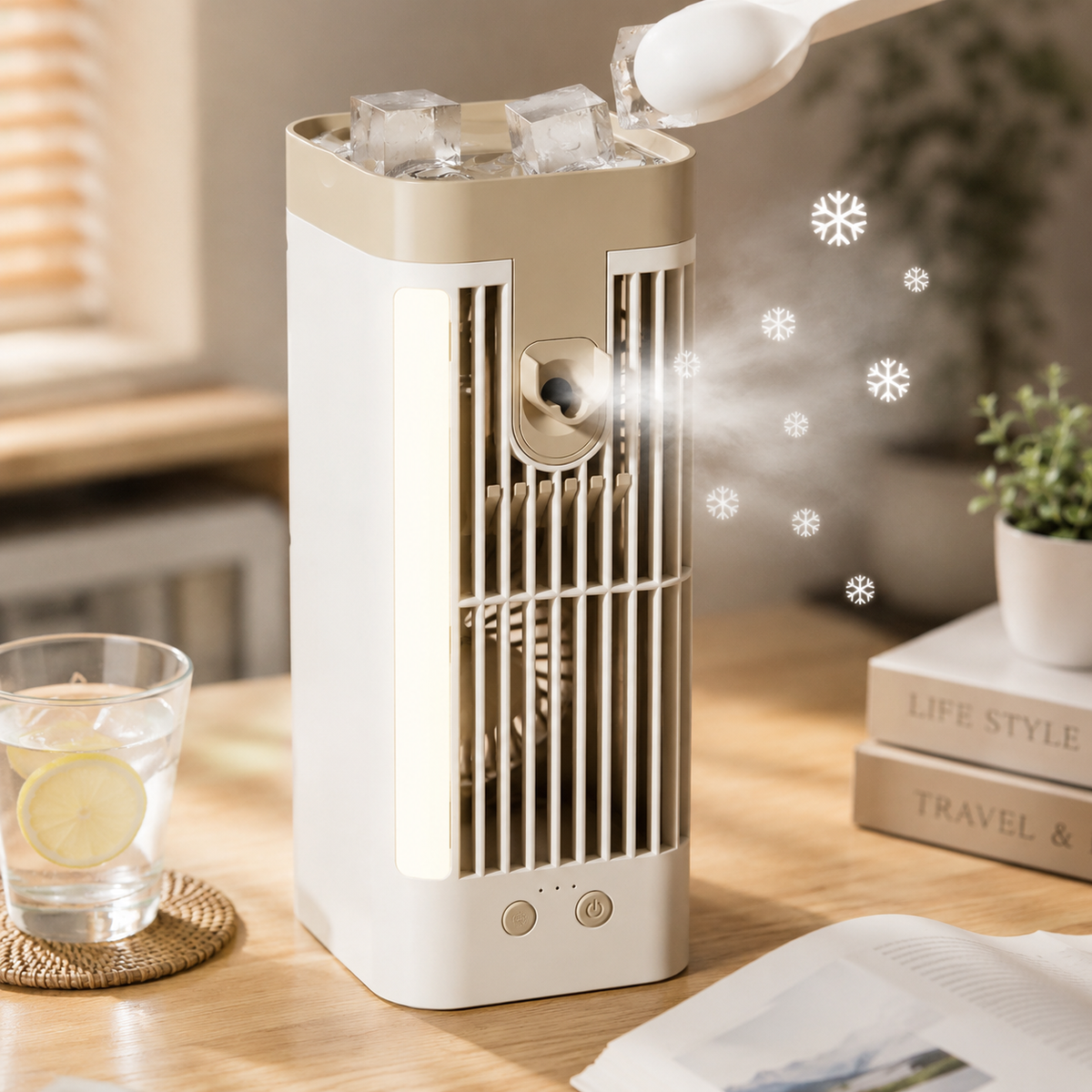 Brizia - Ventilateur De Bureau Compact