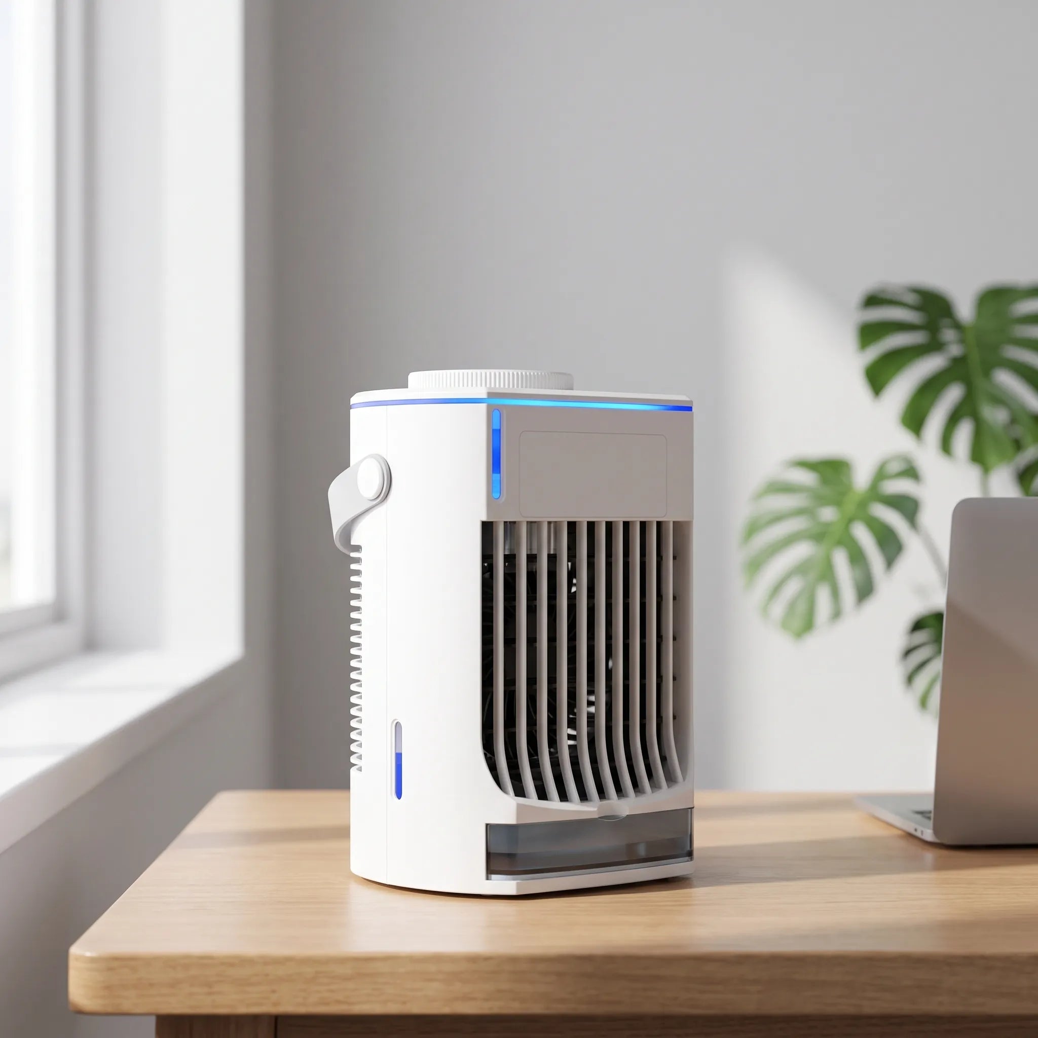 Brumio - Refroidisseur D'air Mobile Compact Blanc