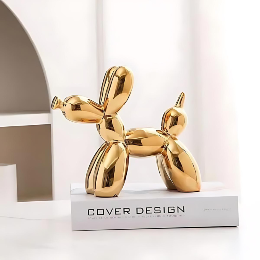 Bullix - Figurine Décorative Moderne Or