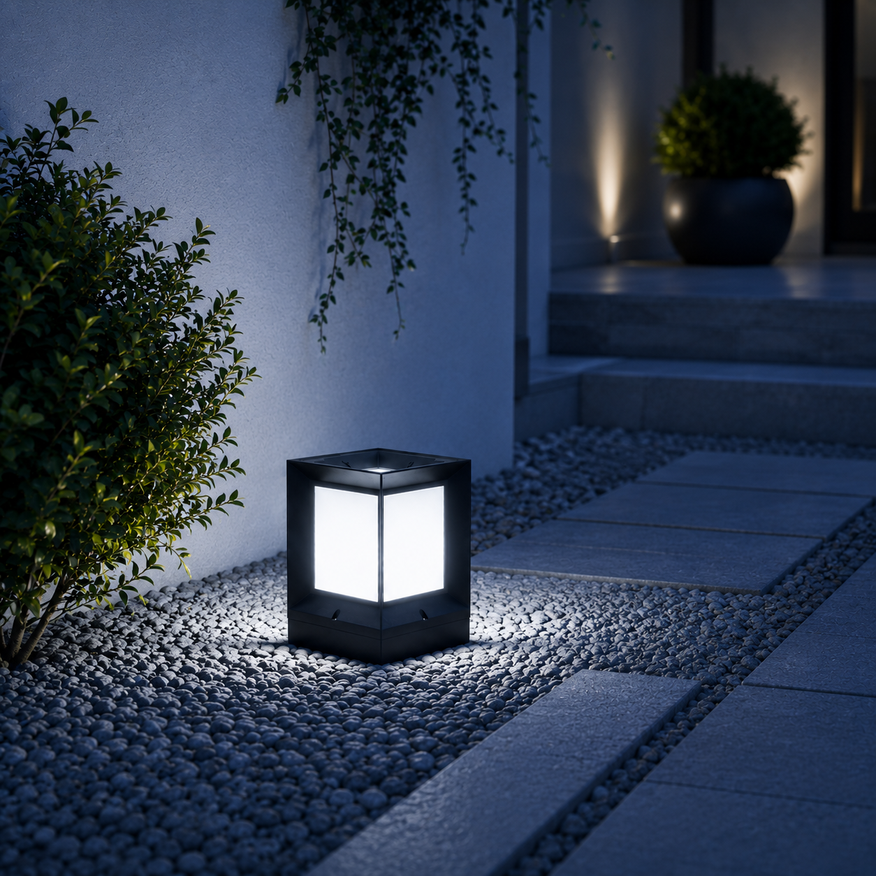 Calyra | Lampe Debout Extérieure – Éclairage Moderne et Élégant pour Allée et Jardin
