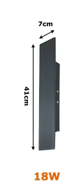 MetalRay | Applique Murale Extérieure – Éclairage IP65 Longue Durée