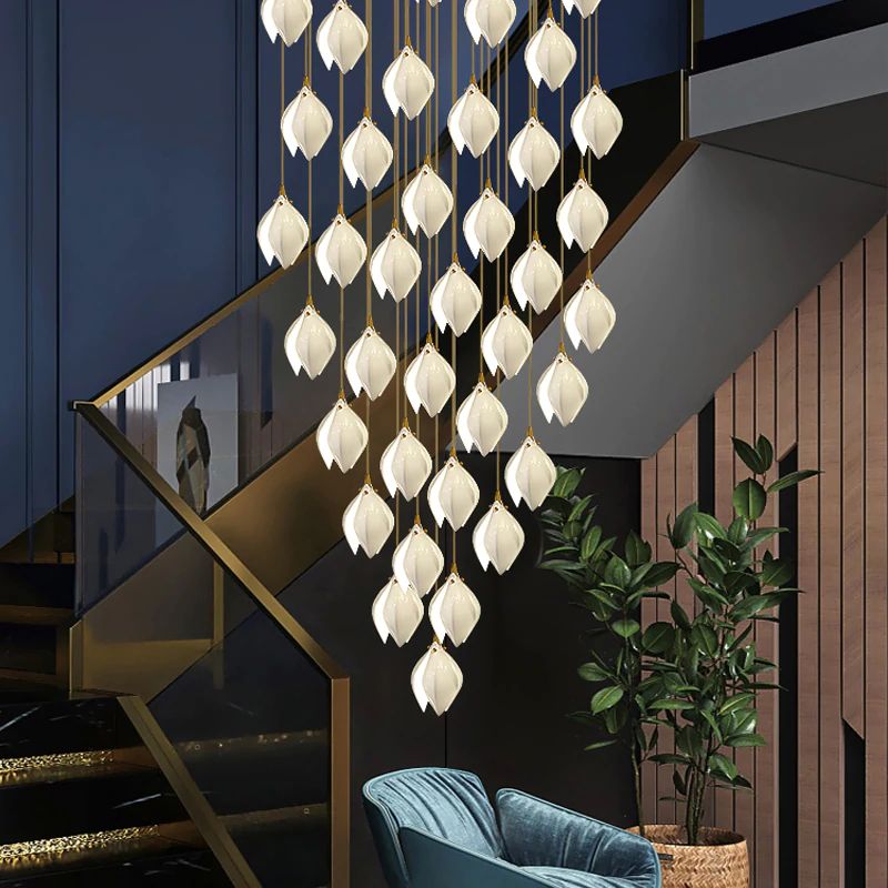 Orévia | Suspension Florale – Lumière Douce et Charme Naturel