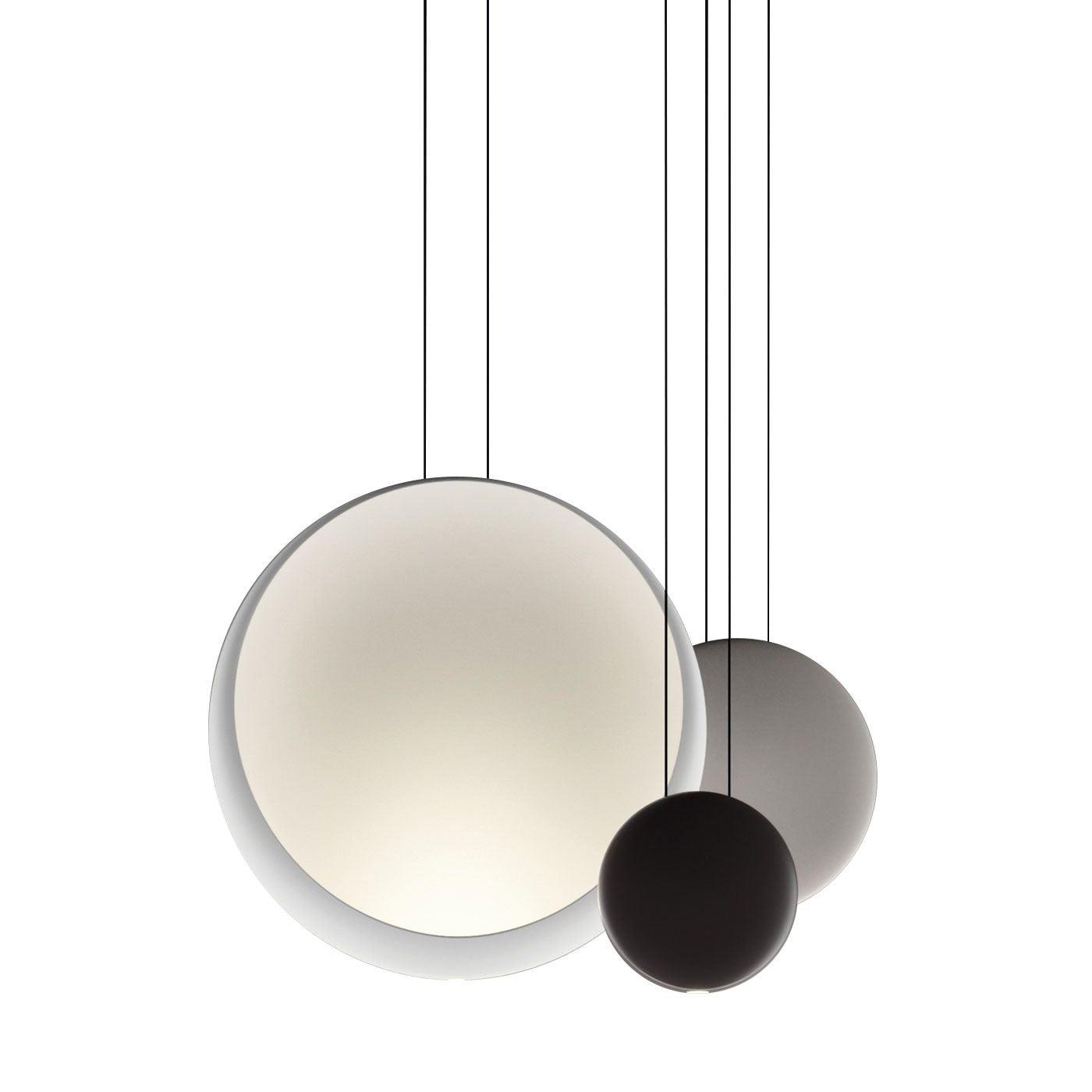 Orbélis | Lampe Suspendue – Orbes flottants LED intégrée