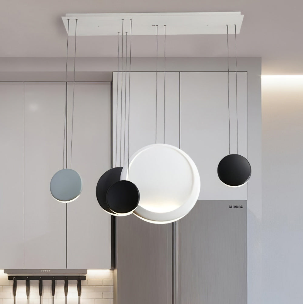 Orbélis | Lampe Suspendue – Orbes flottants LED intégrée