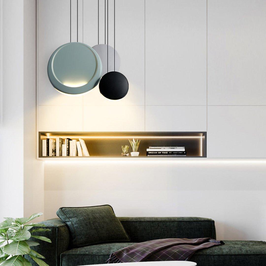 Orbélis | Lampe Suspendue – Orbes flottants LED intégrée