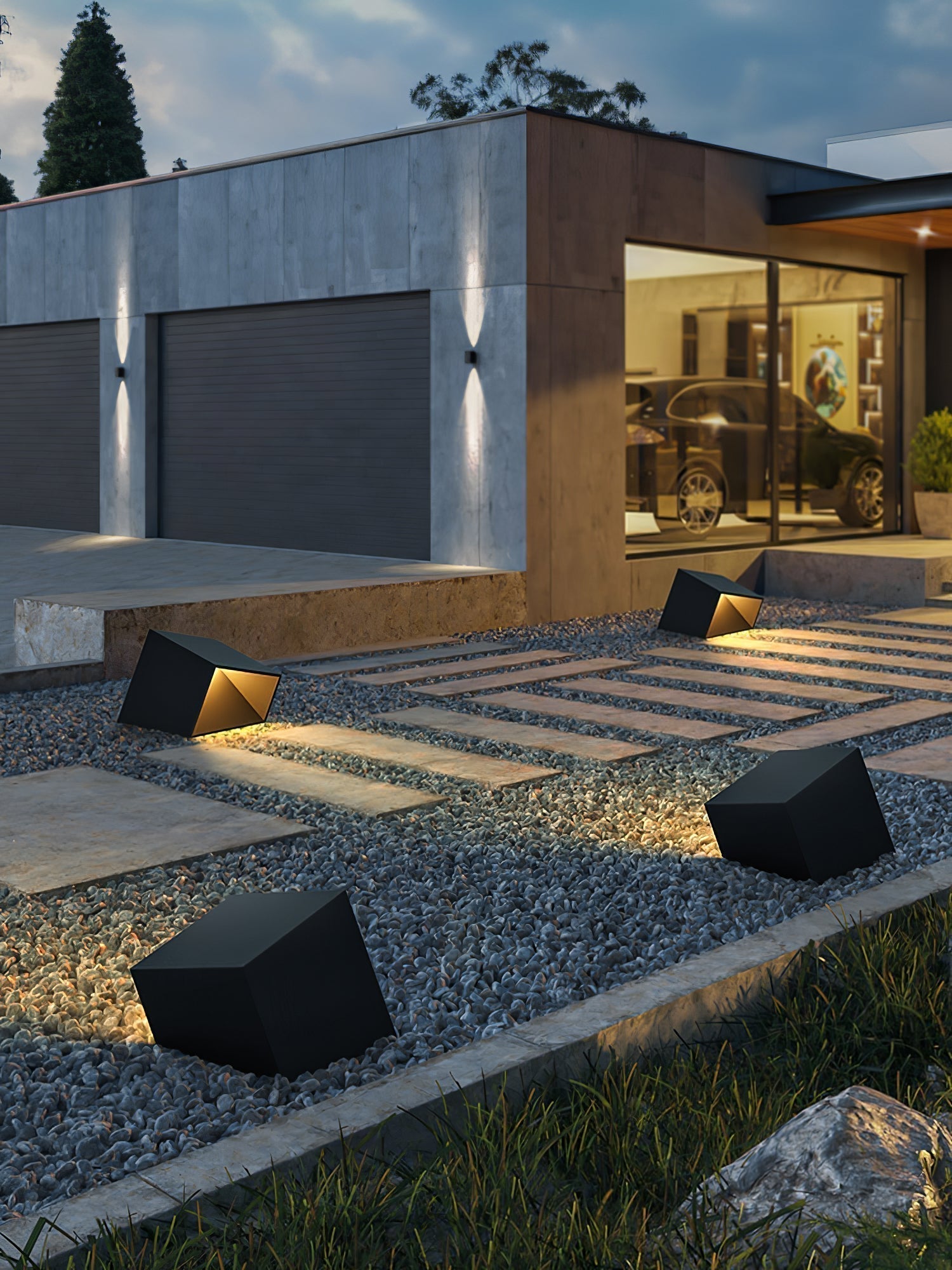 LightCube | Lampe de Jardin – Éclairage LED Moderne et Étanche