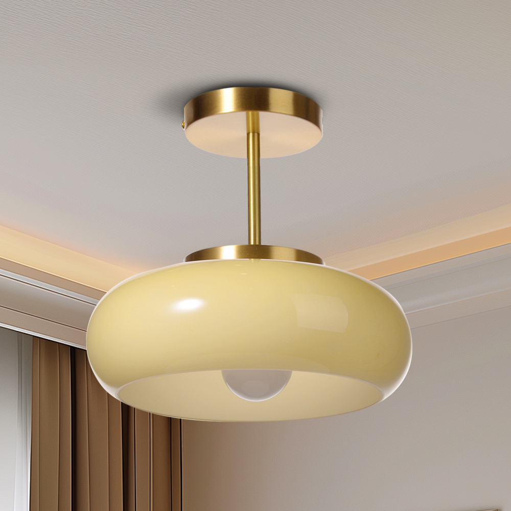 Velustre | Lustre en Verre – Ambre Antique et Design Classique