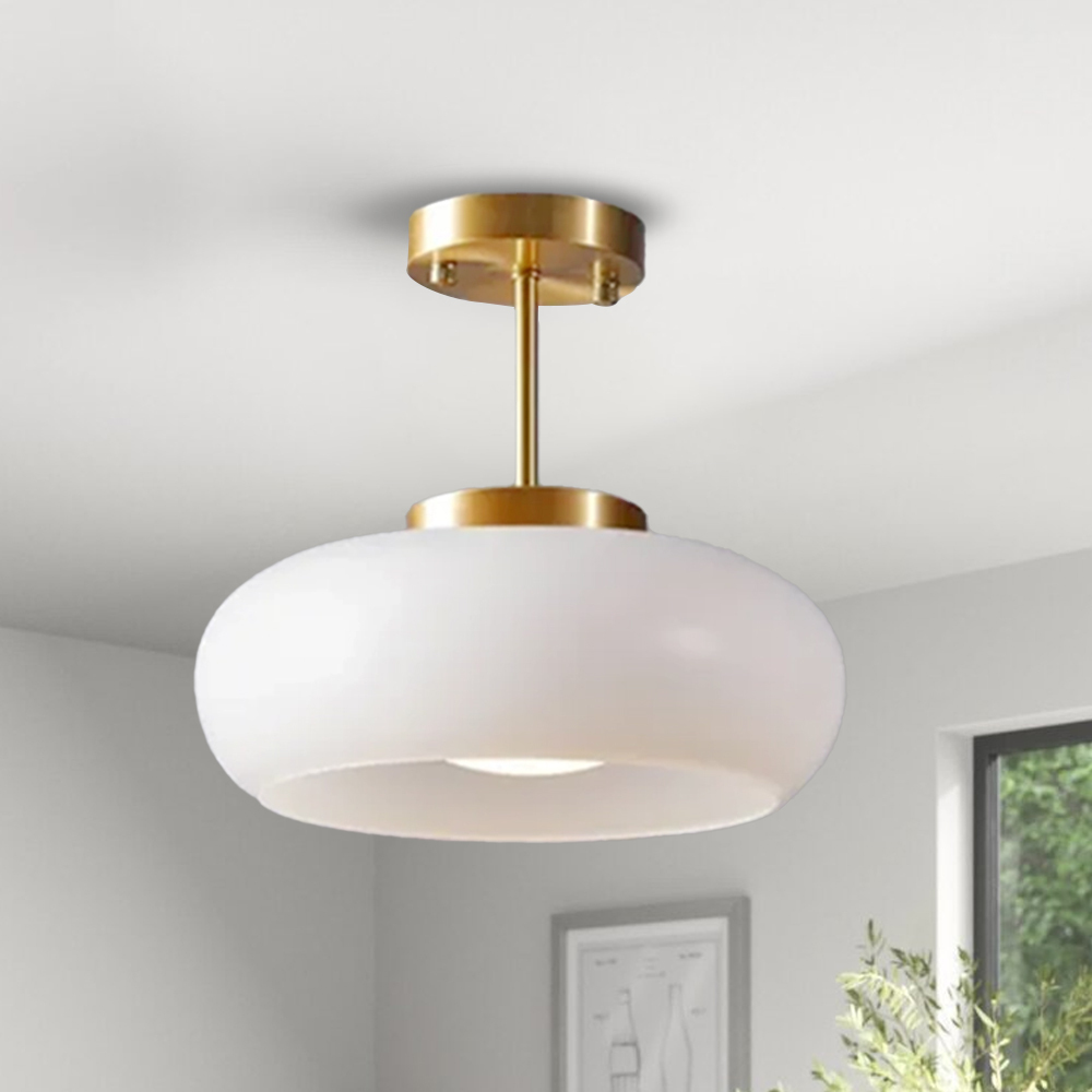 Velustre | Lustre en Verre – Ambre Antique et Design Classique