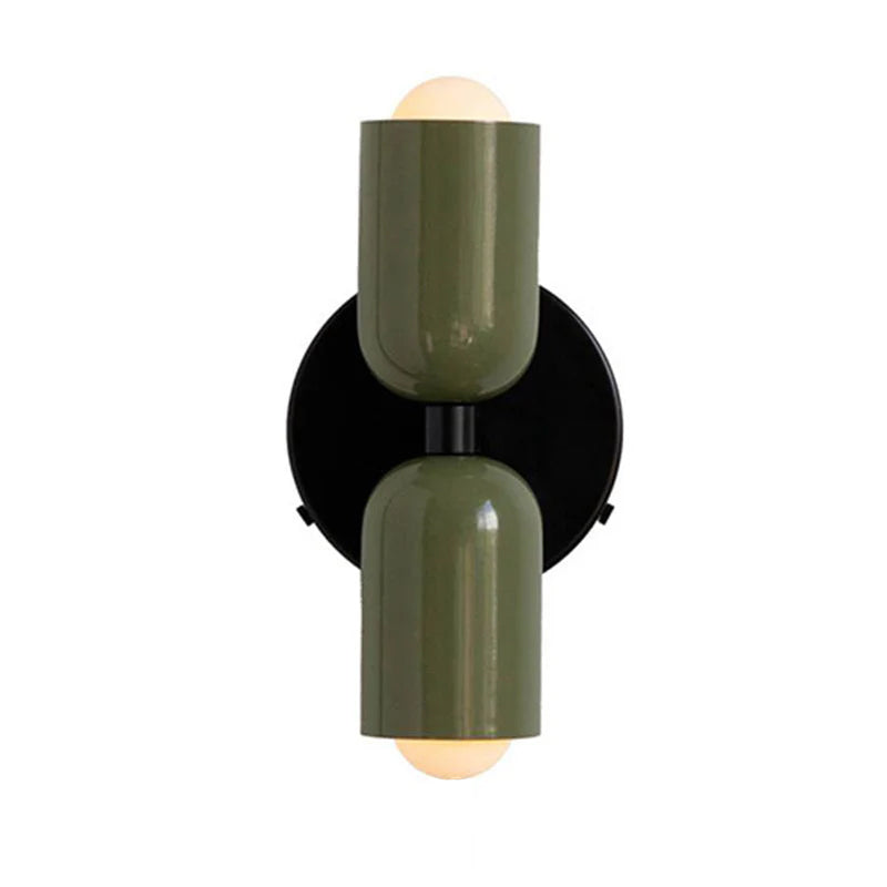Duoval - Applique Murale Double Point Lumineux Vert