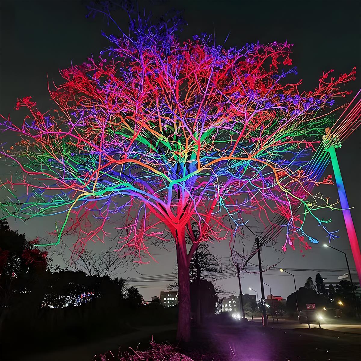 Éclatys - Projecteur Extérieur Coloré 50W