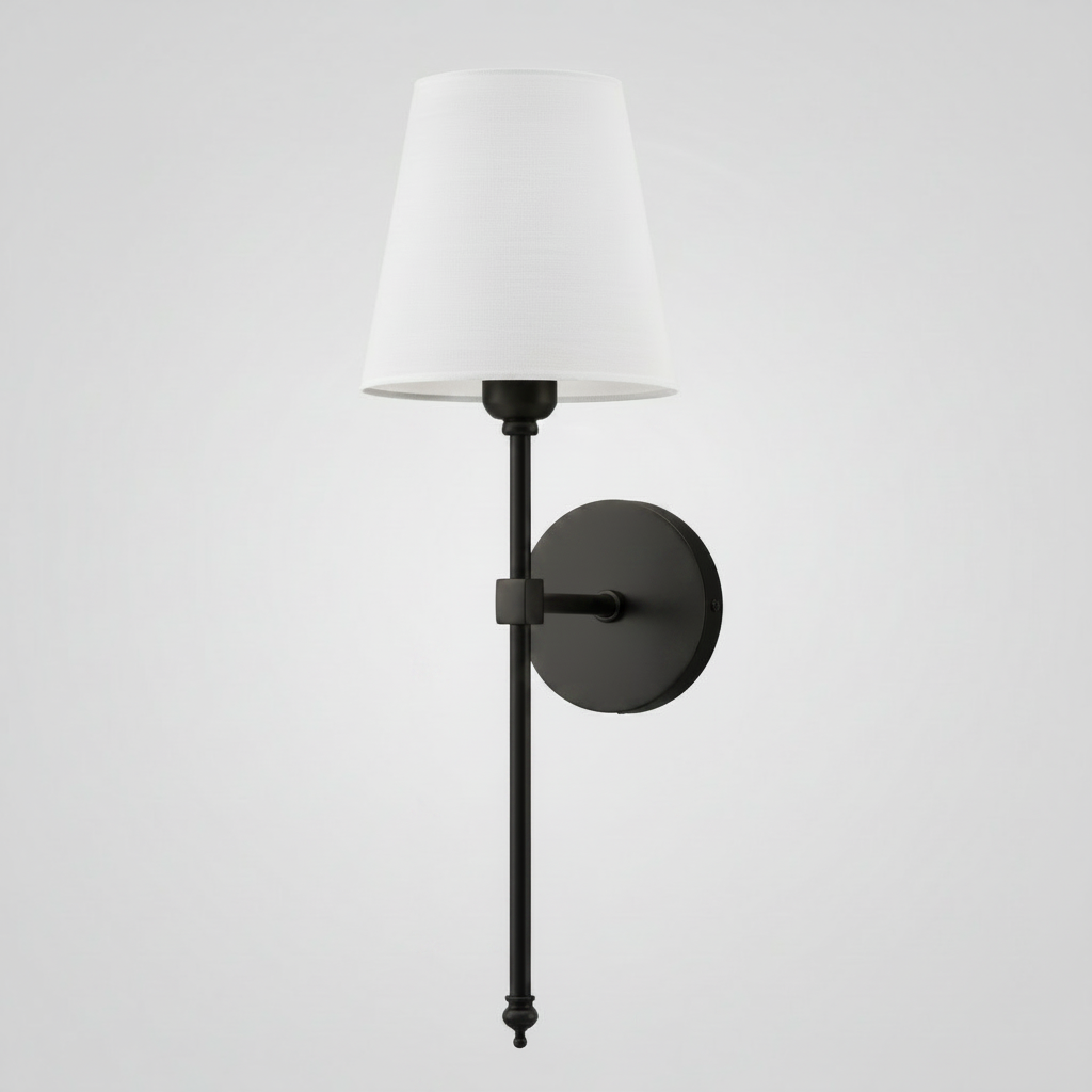 Elondria | Applique murale sans fil et rechargeable Noir