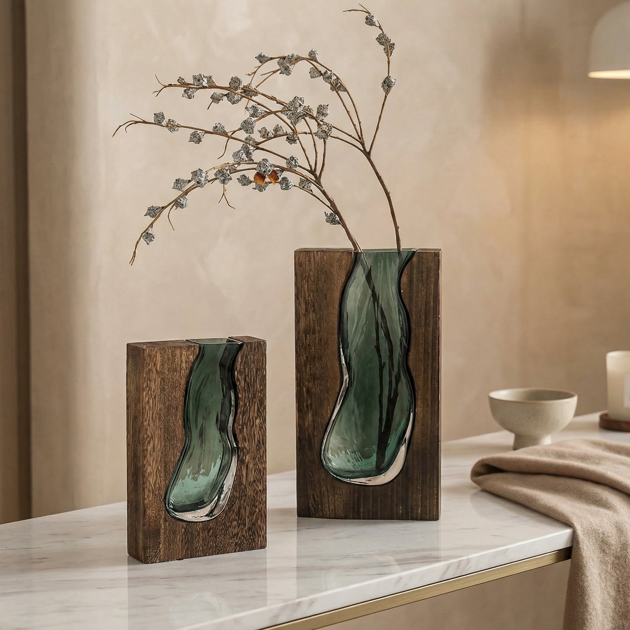 Fjelda - Vase De Décoration Bicolore