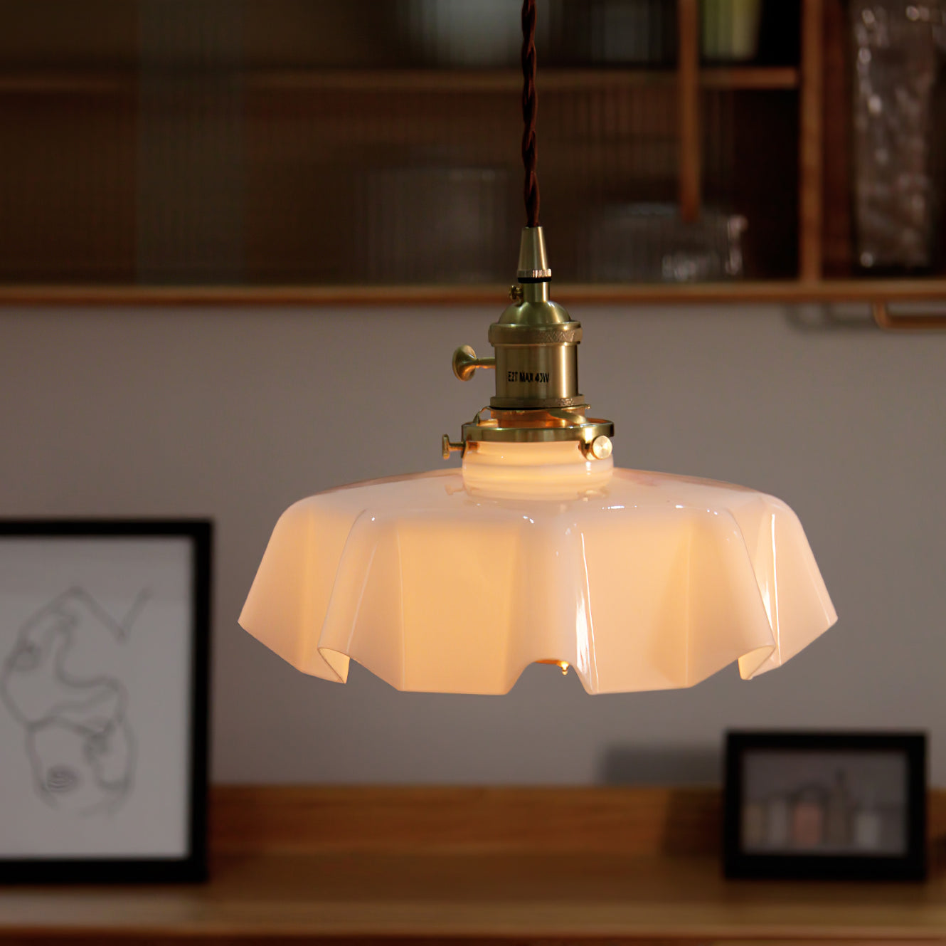 Plisséra | Suspension Vintage – Style Français et Charme Rétro