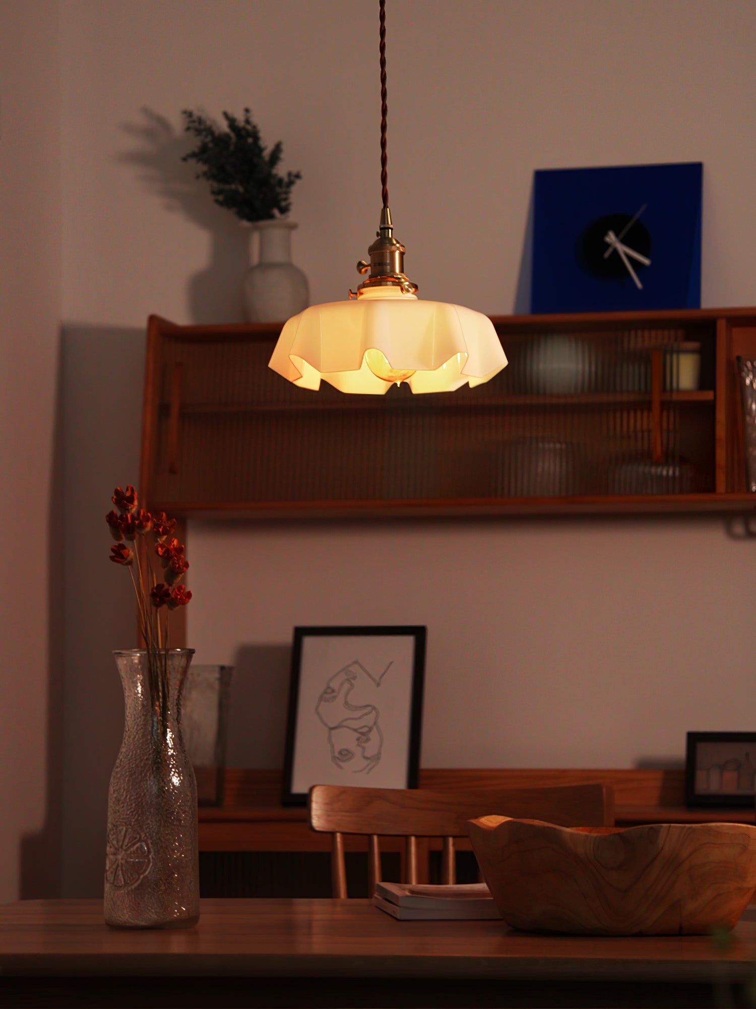 Plisséra | Suspension Vintage – Style Français et Charme Rétro