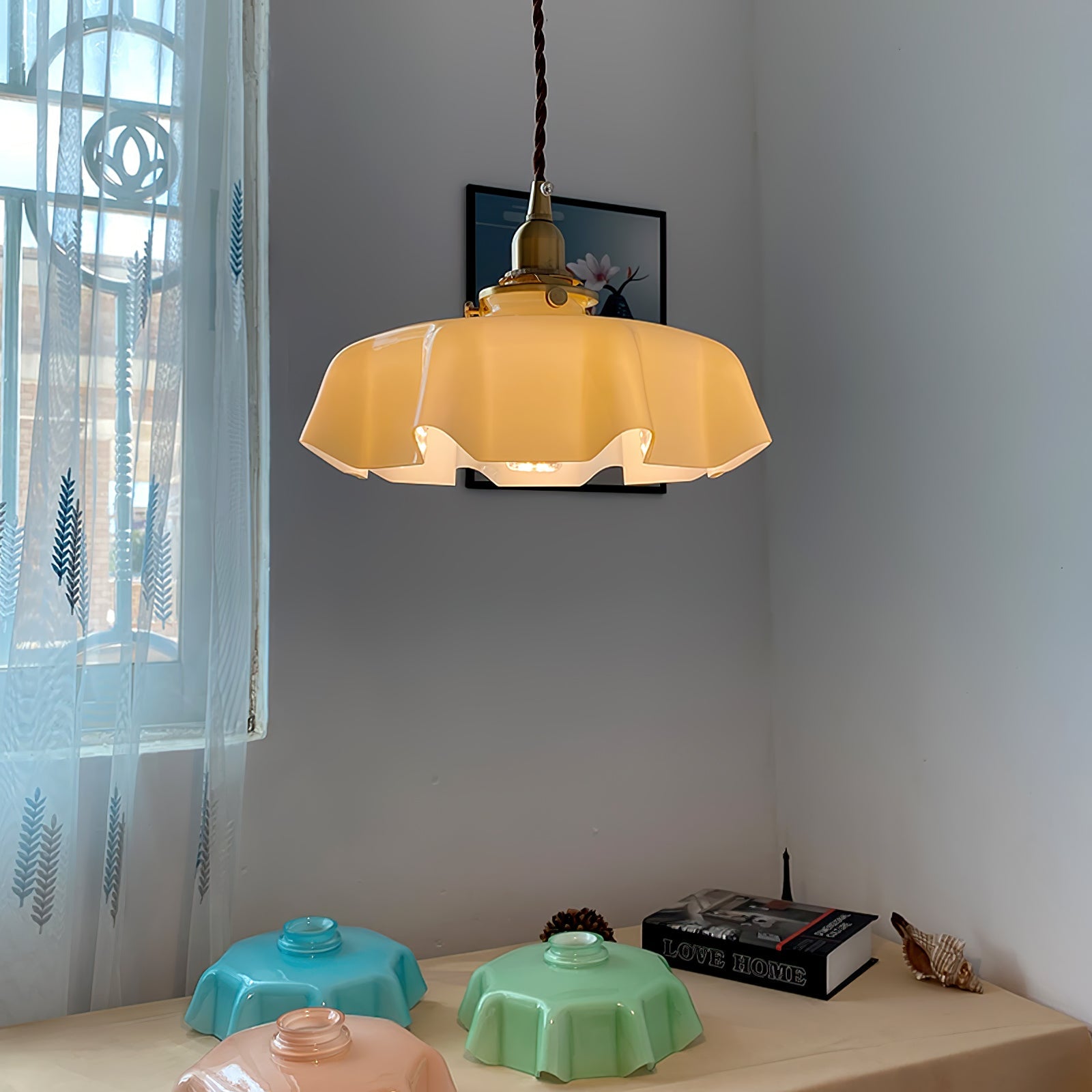 Plisséra | Suspension Vintage – Style Français et Charme Rétro