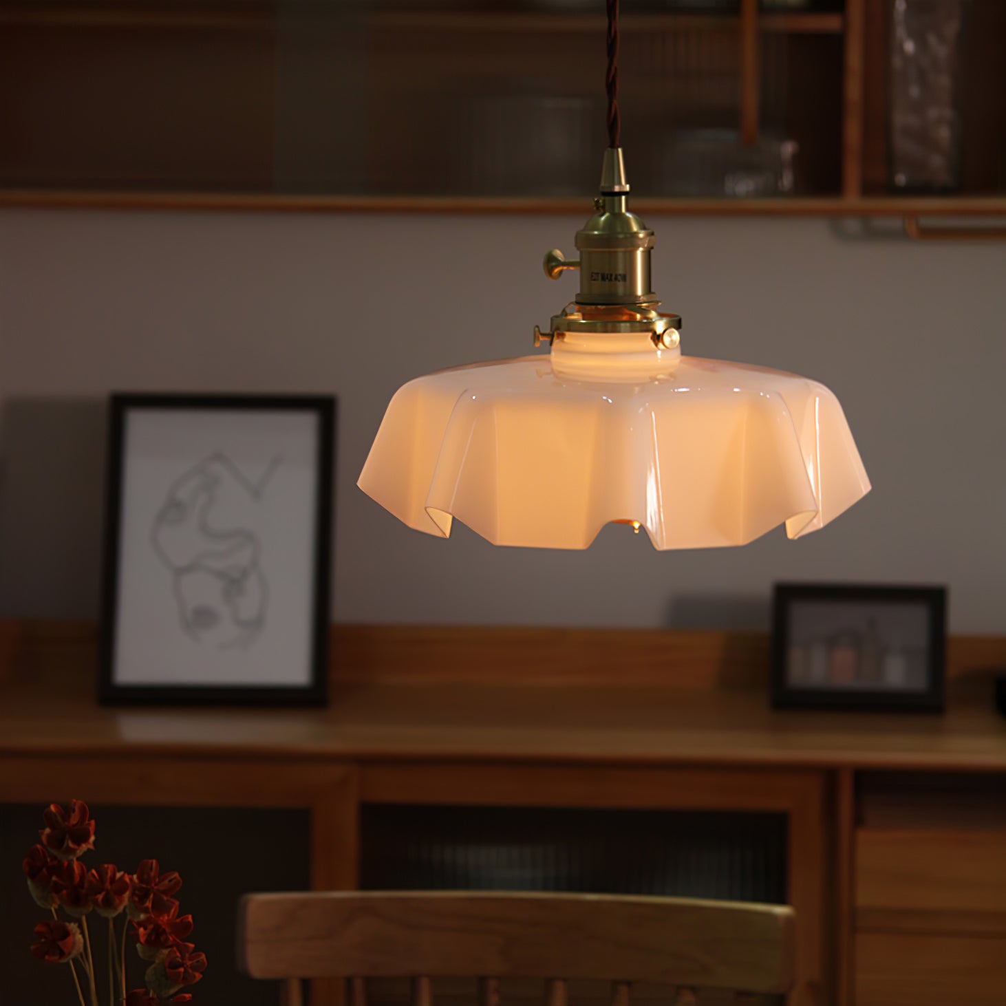 Plisséra | Suspension Vintage – Style Français et Charme Rétro