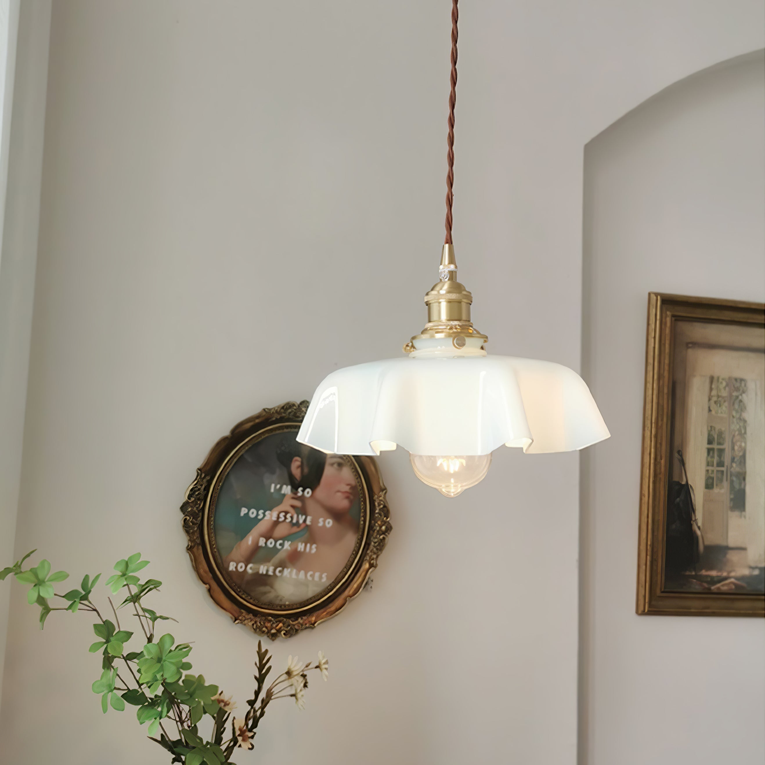 Plisséra | Suspension Vintage – Style Français et Charme Rétro