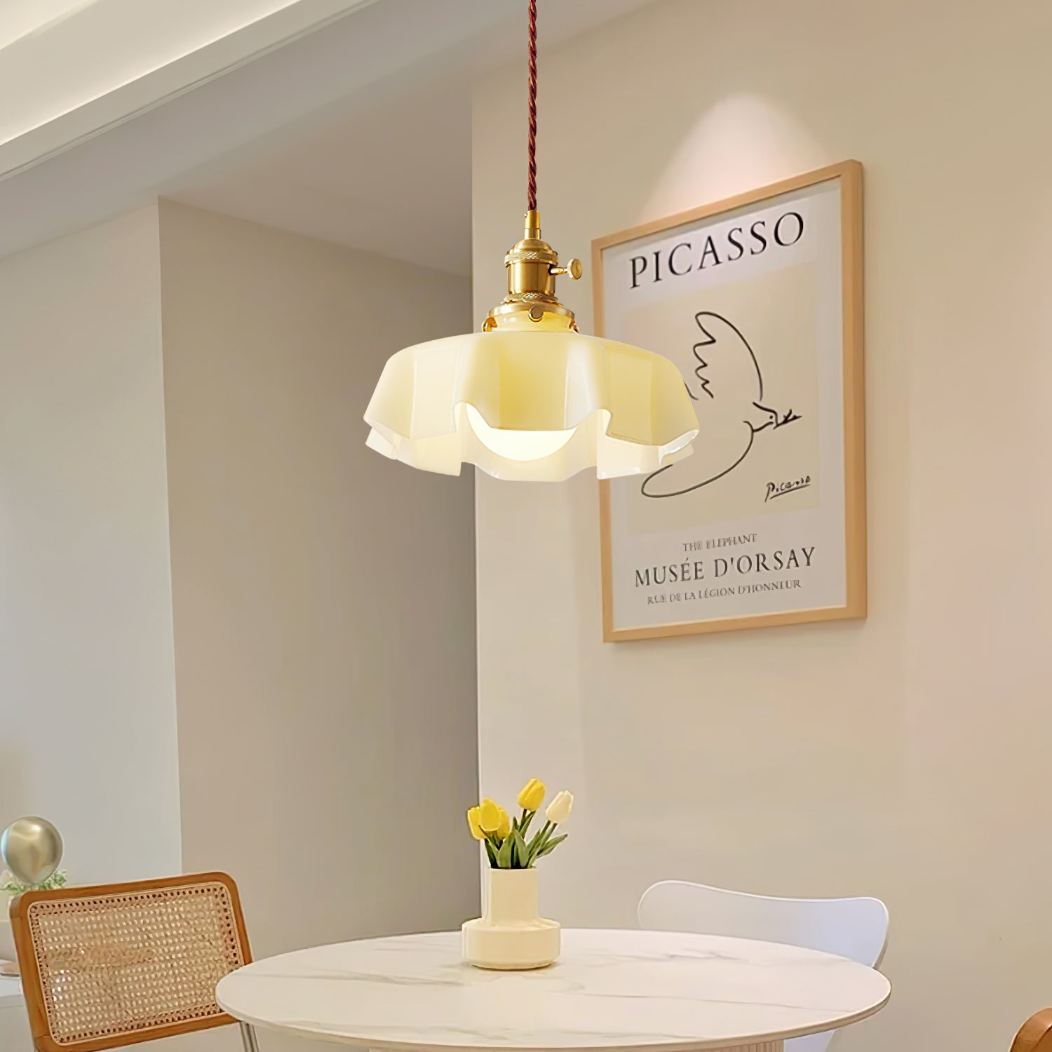 Plisséra | Suspension Vintage – Style Français et Charme Rétro