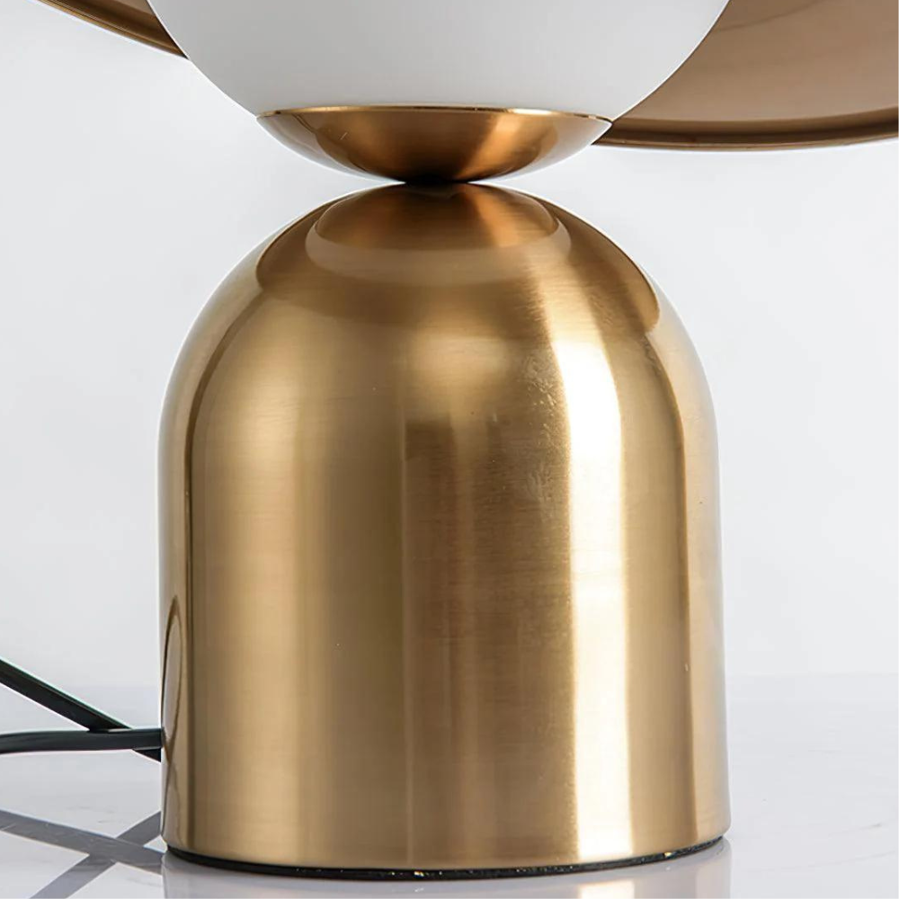 Lampe de Table Rétro avec Luminosité Ajustable en Métal et Verre – Éclairage Élégant pour Intérieur, Hauteur 40 cm 5