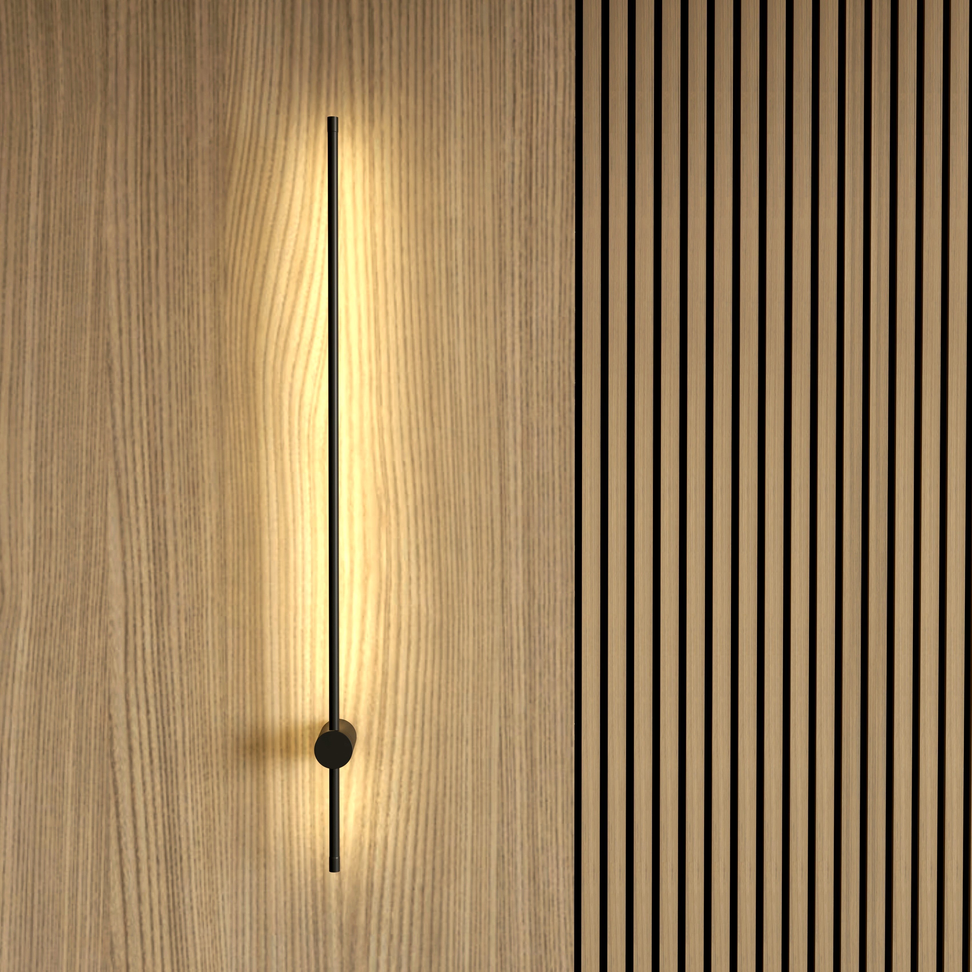 Linera - Applique Murale Minimaliste Noir