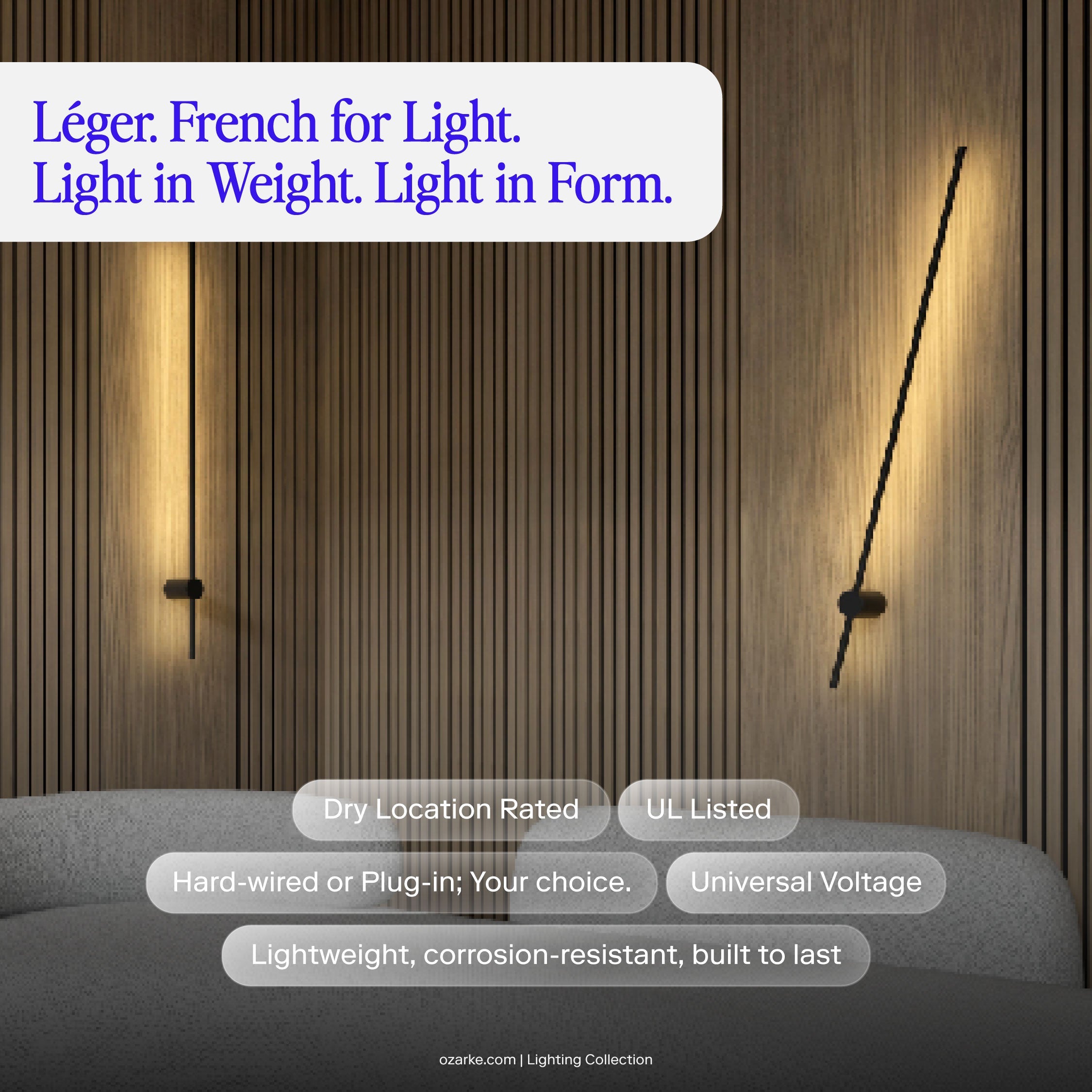 Linera - Applique Murale Minimaliste