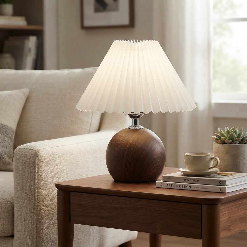 Maréline | Lampe de Table – Lueur apaisante style gravé1