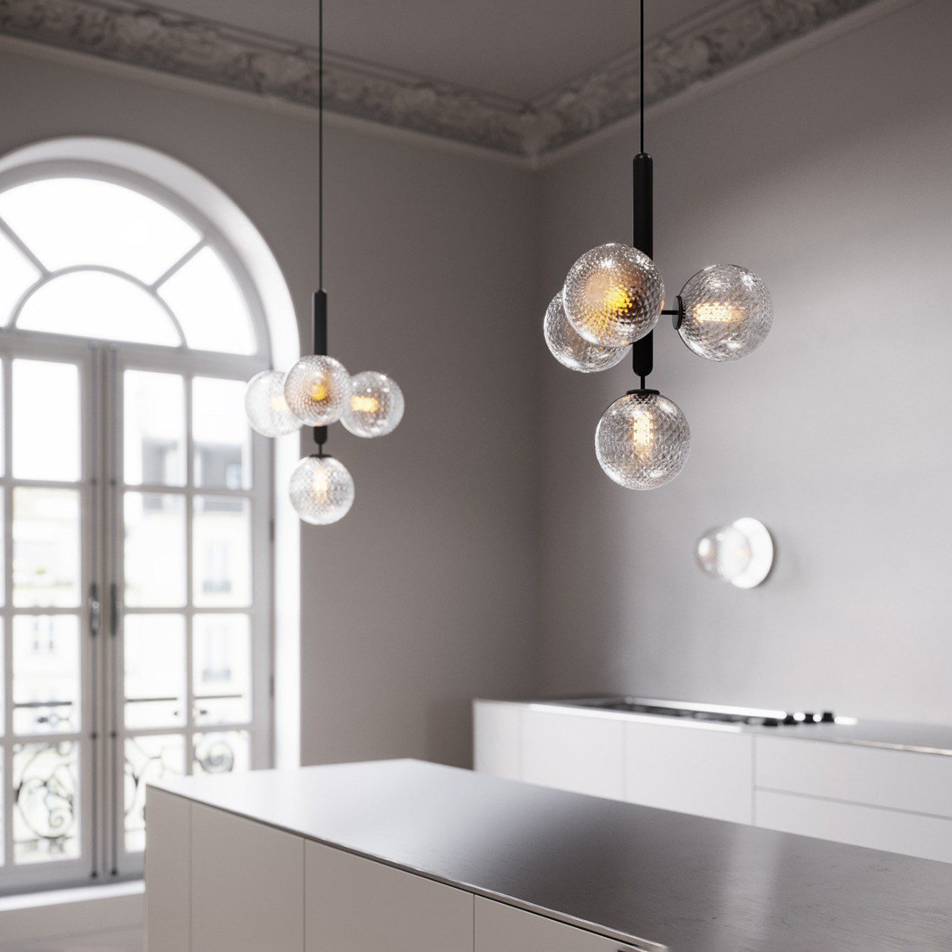 Aurélis | Suspension Verre Soufflé – Élégance Lumineuse Unique