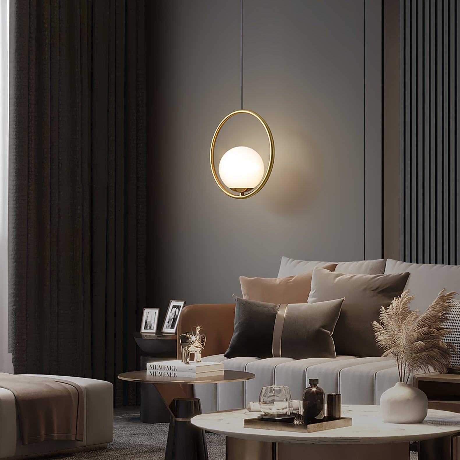 Alhéna | Suspension Élégante – Design Sobre et Ambiance Accueillante