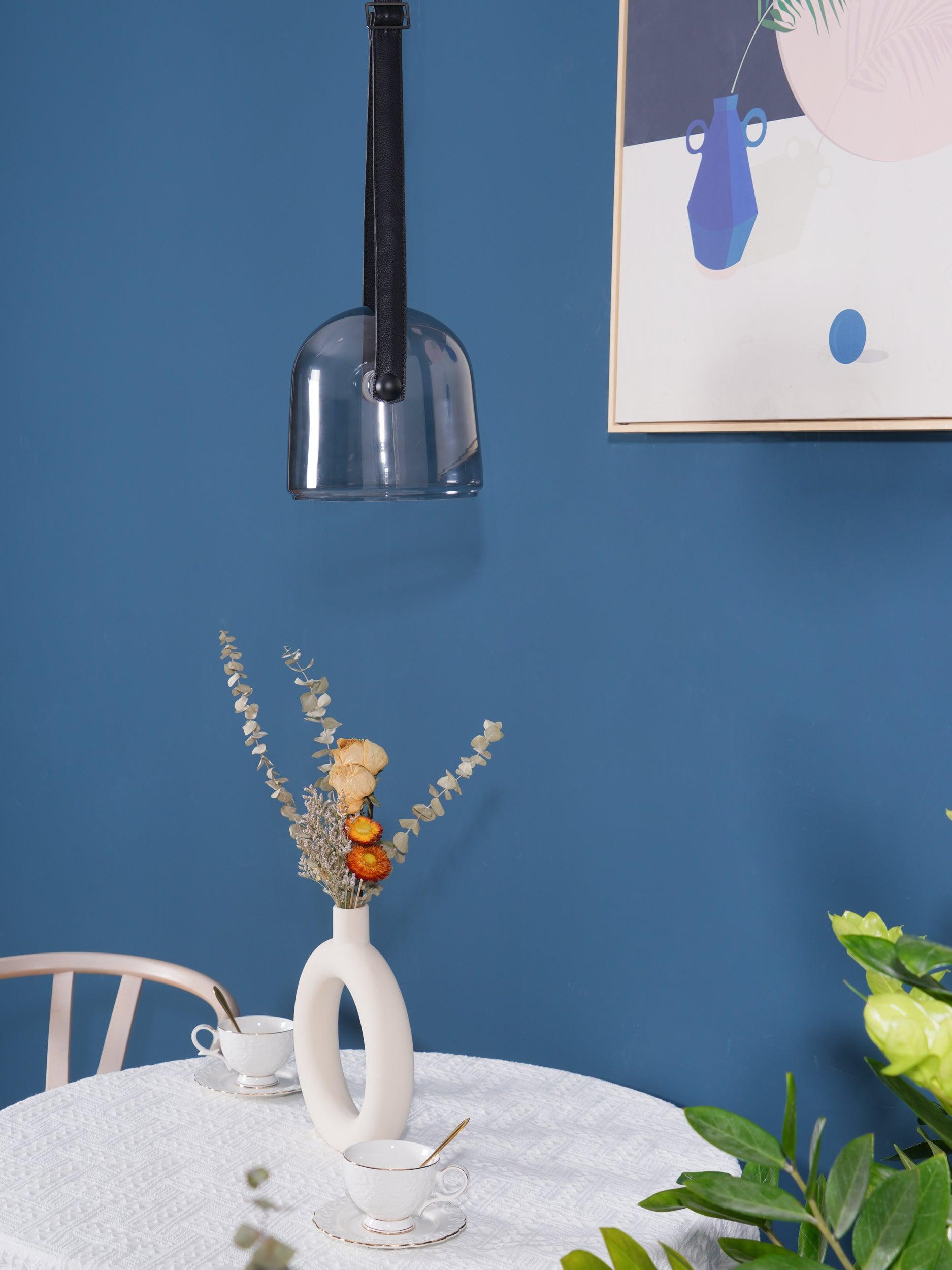 Noctéa | Lampe Suspendue – Verre soufflé LED design contemporain