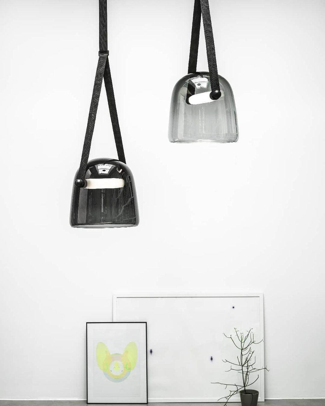 Noctéa | Lampe Suspendue – Verre soufflé LED design contemporain