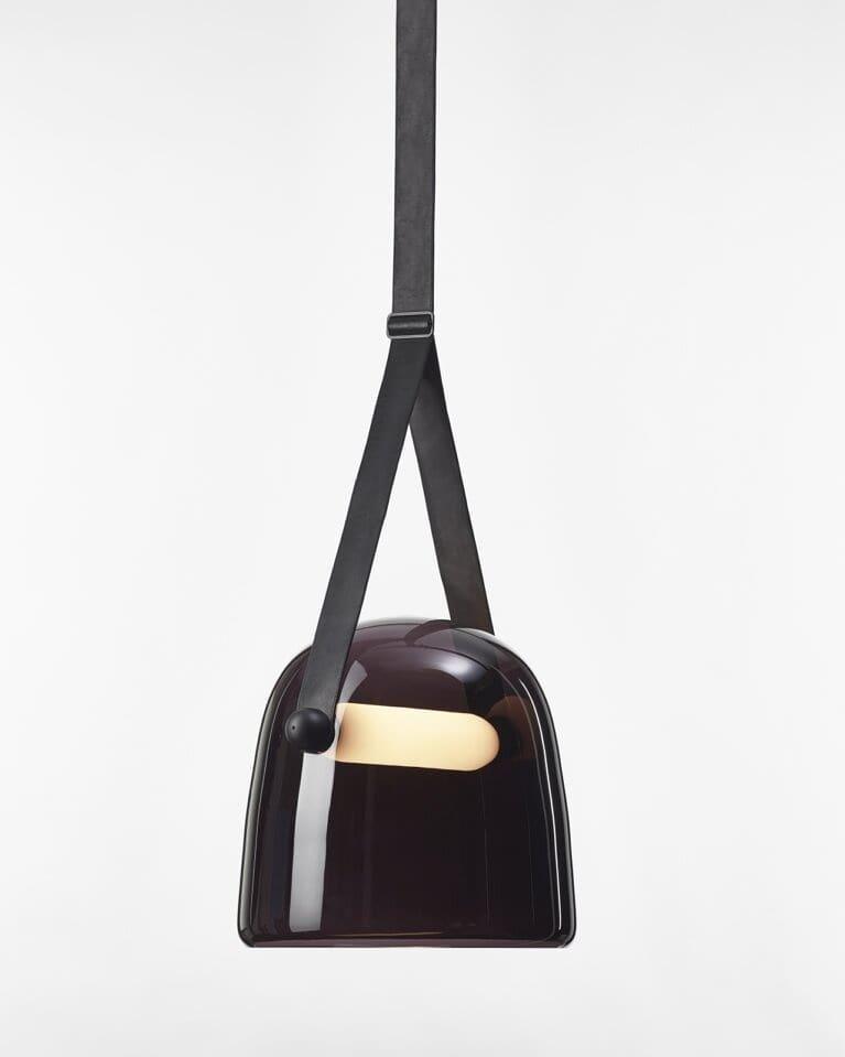 Noctéa | Lampe Suspendue – Verre soufflé LED design contemporain