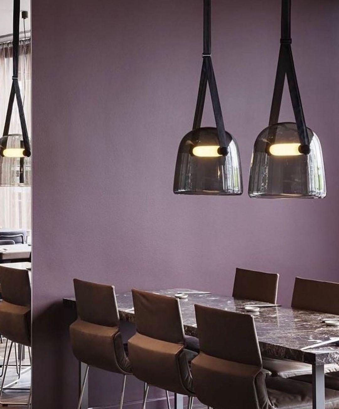 Noctéa | Lampe Suspendue – Verre soufflé LED design contemporain