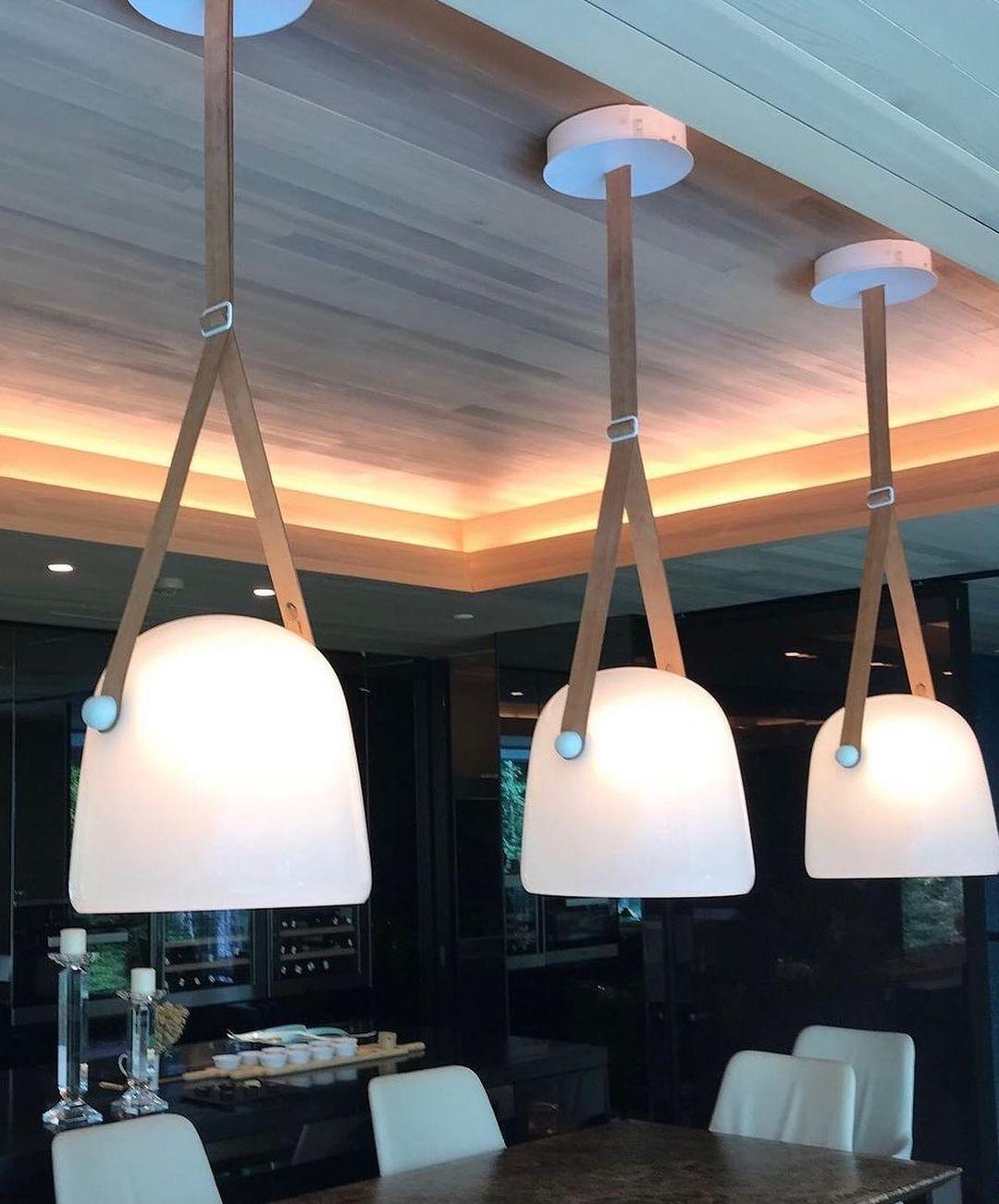 Noctéa | Lampe Suspendue – Verre soufflé LED design contemporain
