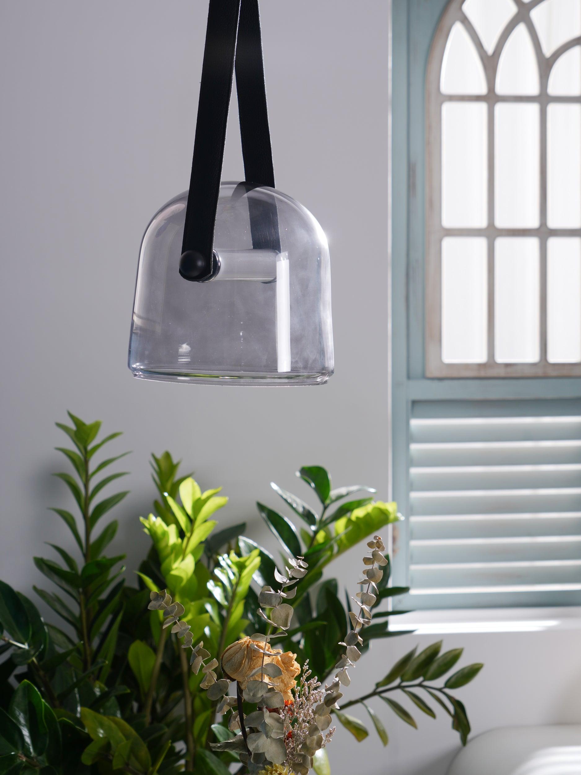 Noctéa | Lampe Suspendue – Verre soufflé LED design contemporain