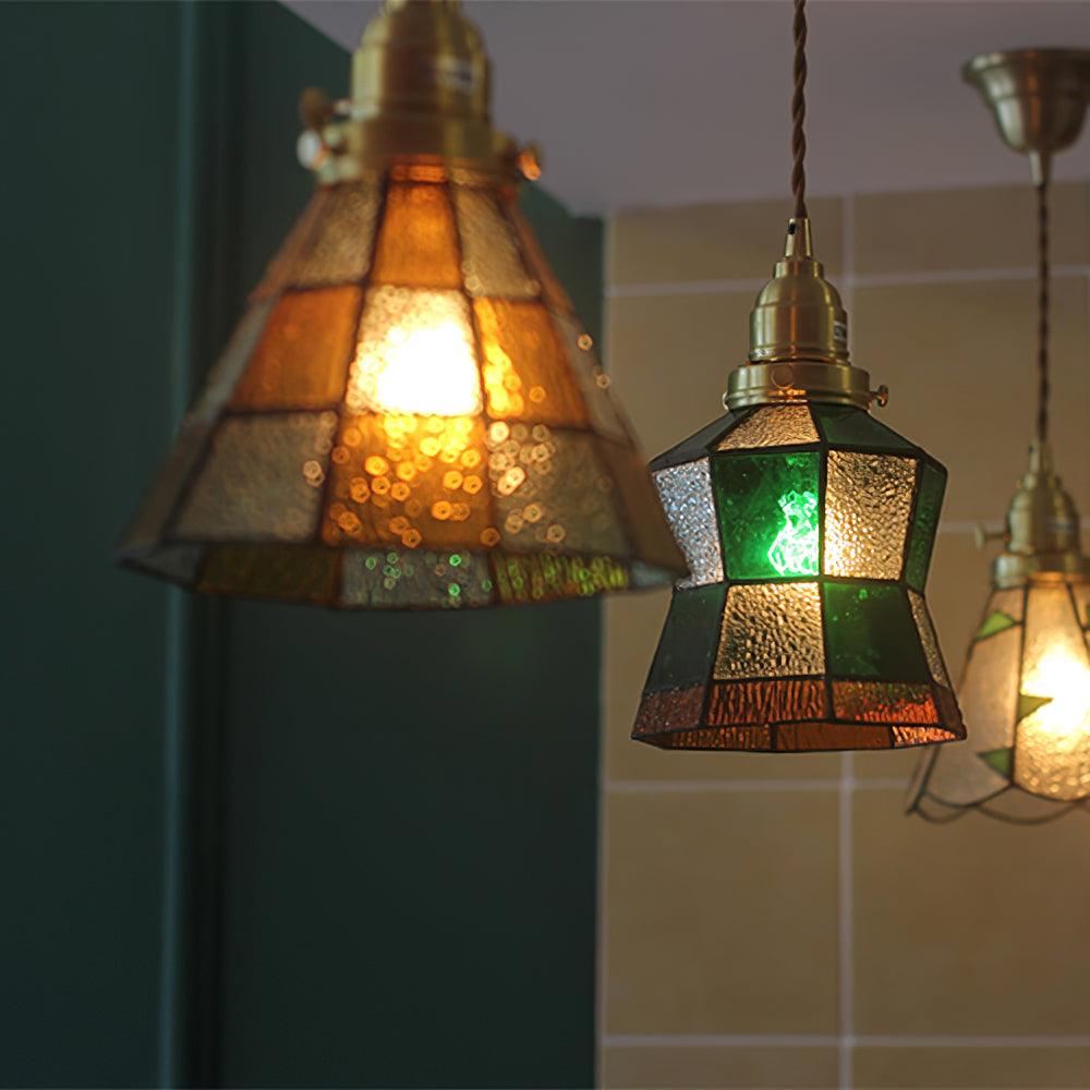 Zéphyros | Lustre Mosaïque – Verre soufflé style arabe chic