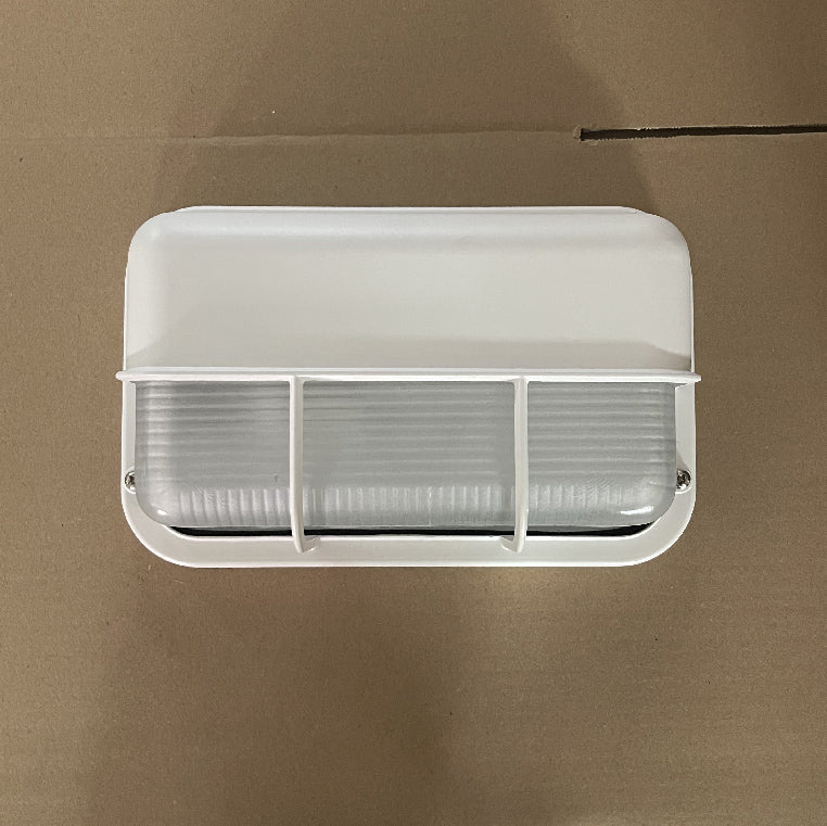 Muranto - Applique Murale Extérieure Modèle A : L 24,9cm x L 8,9cm x H 16cm (Blanc)
