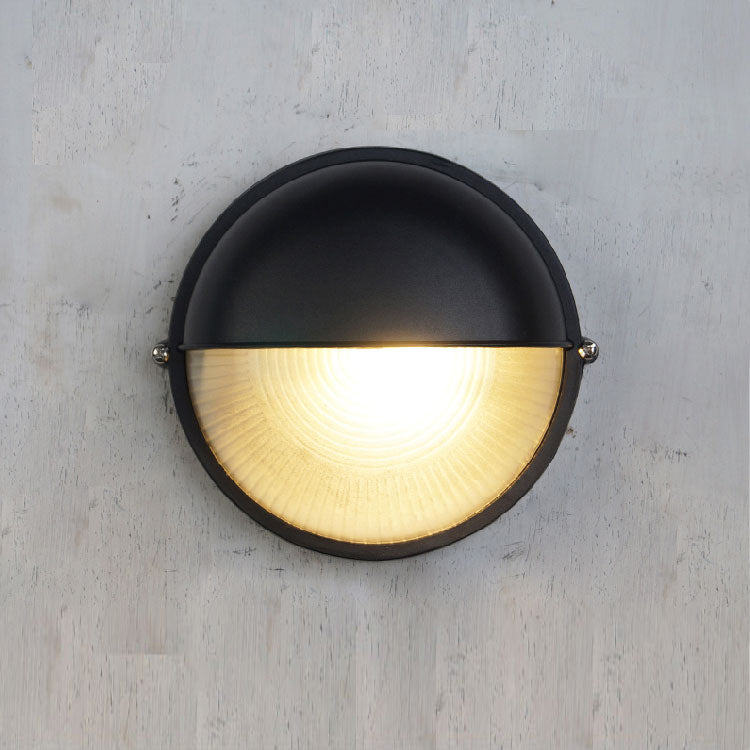 Muranto - Applique Murale Extérieure Modèle H : L 18cm x L 9,9cm x H 18cm (Noir)