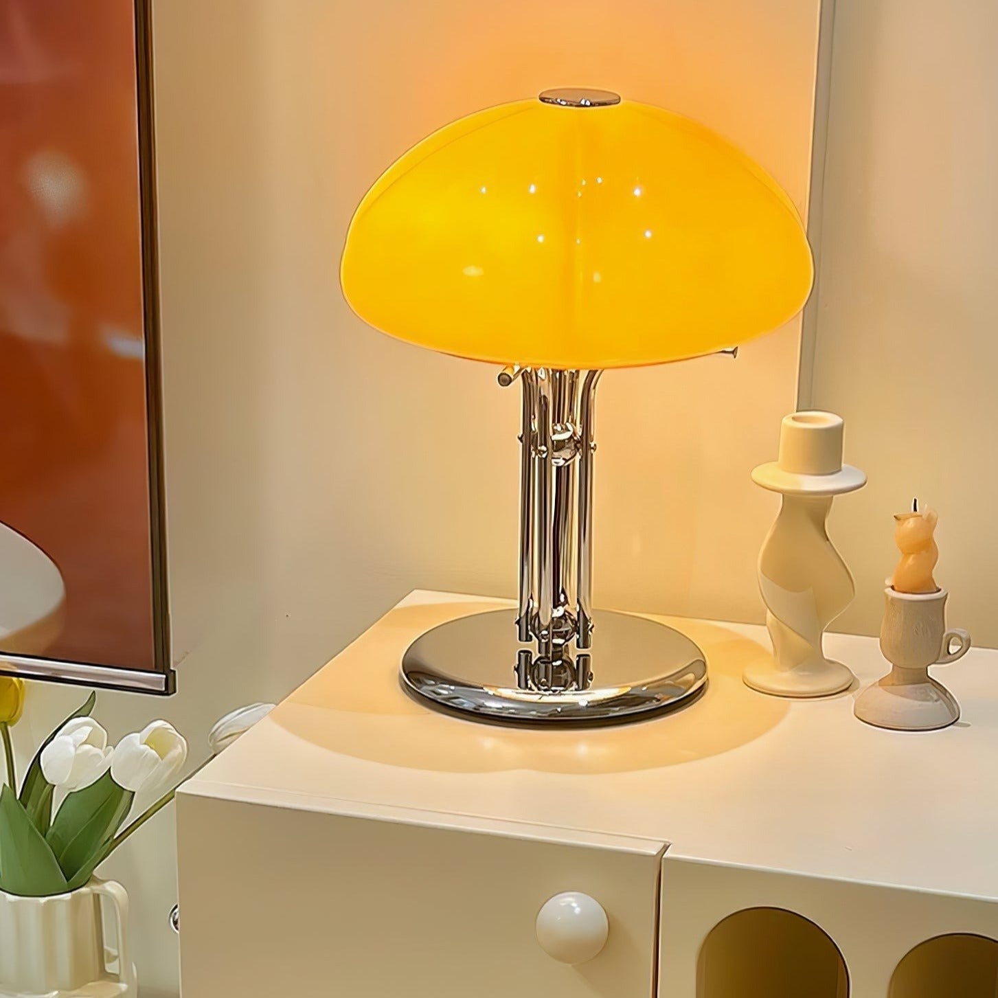 Améria | Lampe Bauhaus – Design Épuré et Lumière Ambiante