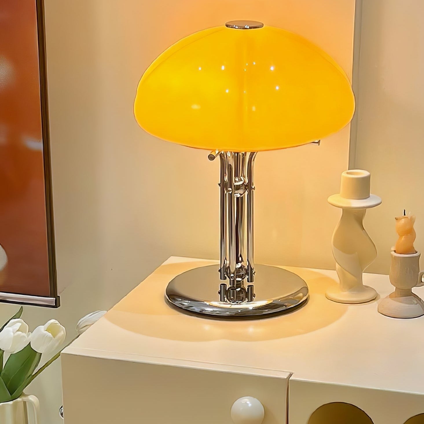Améria | Lampe Bauhaus – Design Épuré et Lumière Ambiante